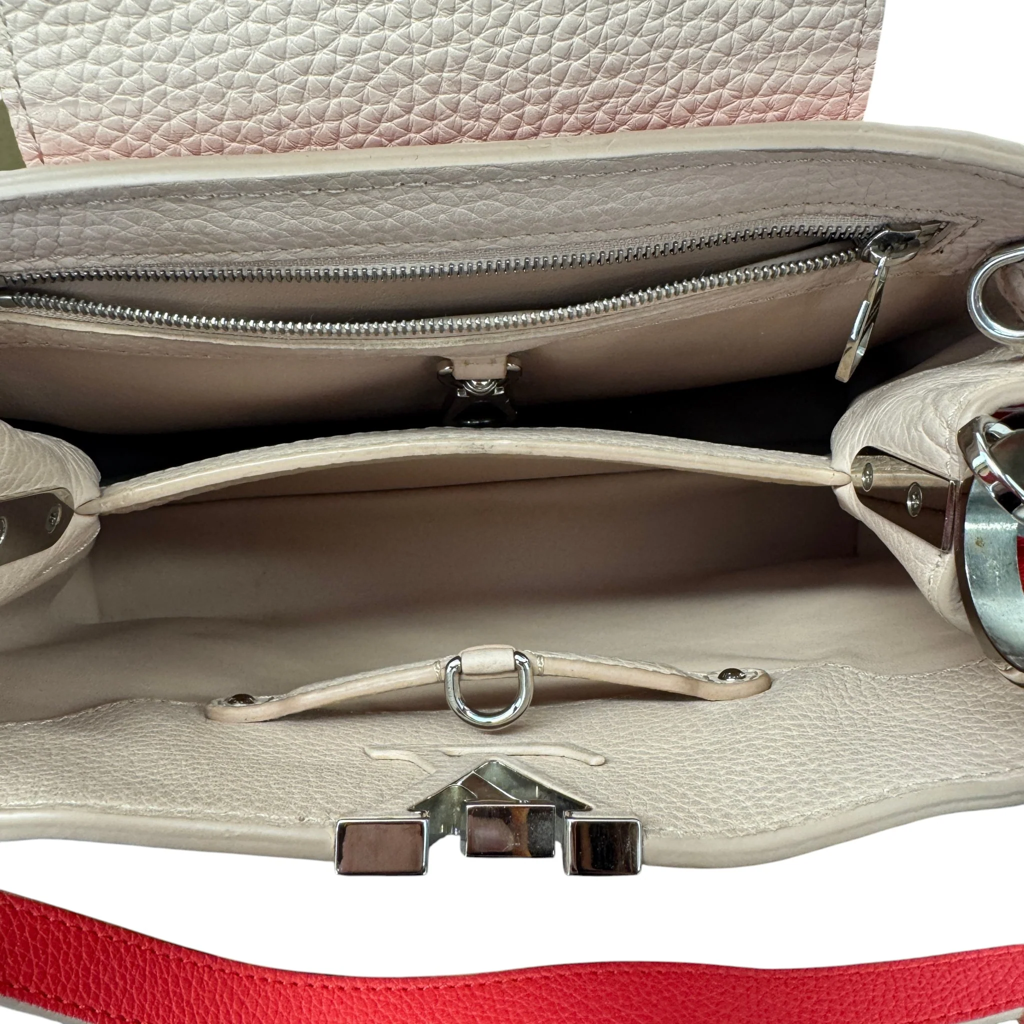 Women's Capucines Bb Taurillon Handbag Red - Image 19