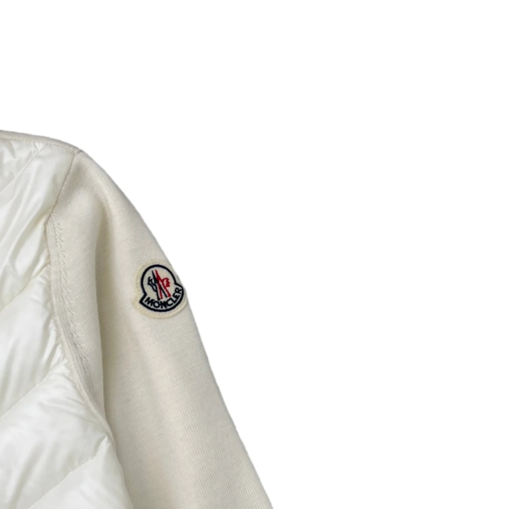 Women's Cardigan Tricot Jacket Cream Size L - Image 5