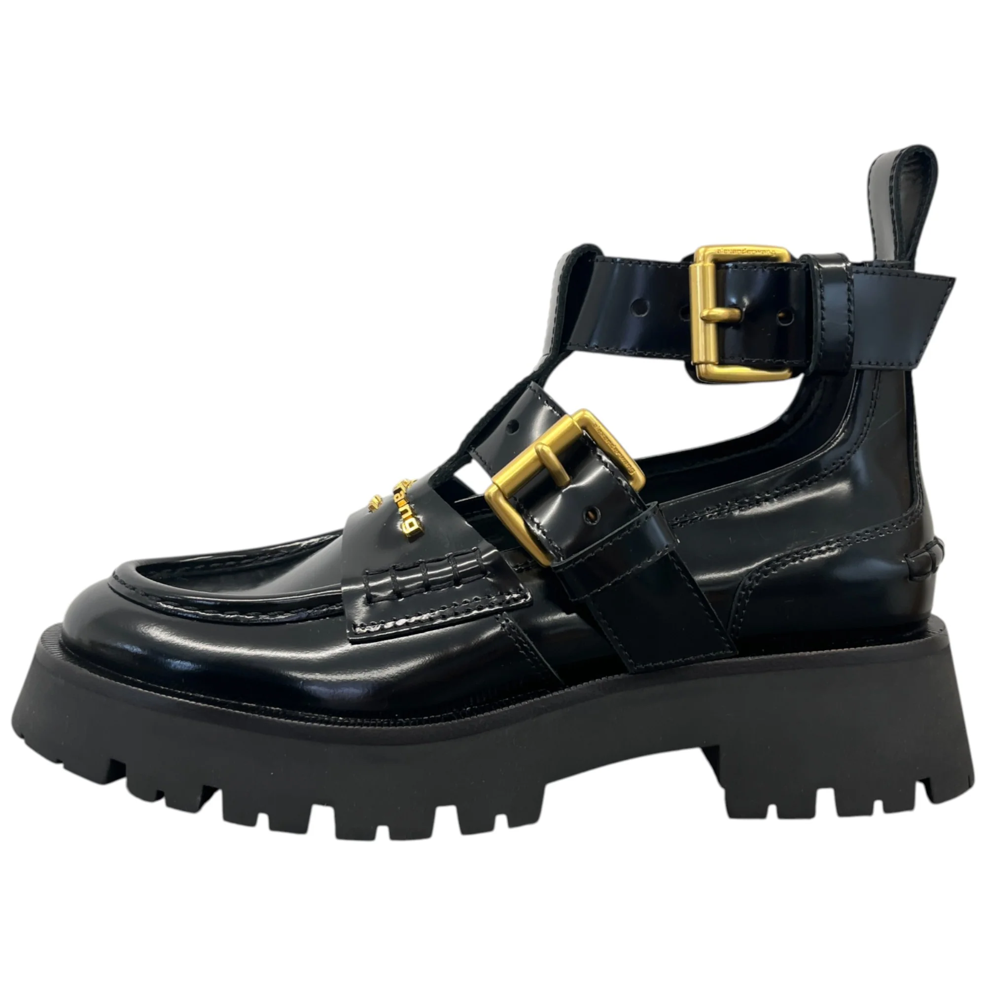 Women's Carter Ankle Strap Boots Black Size EU 37 / UK 4 - Image 5