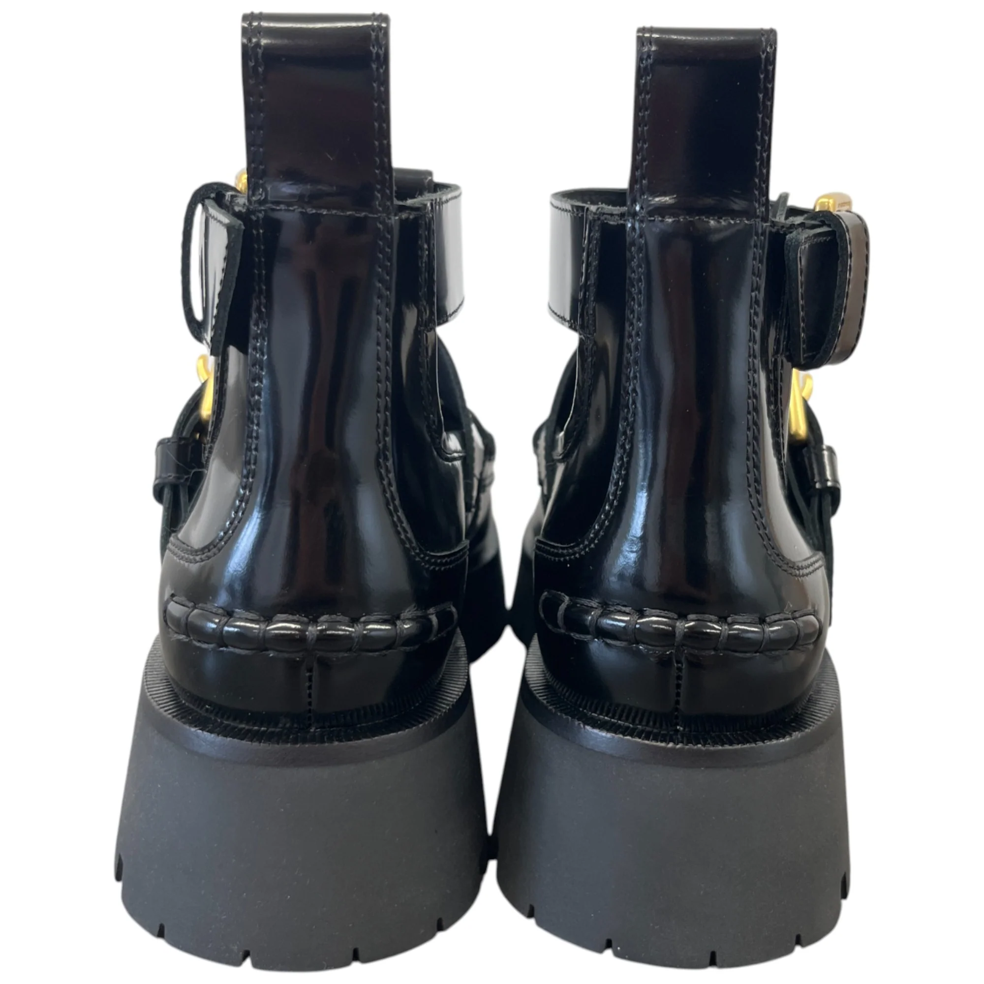 Women's Carter Ankle Strap Boots Black Size EU 37 / UK 4 - Image 7