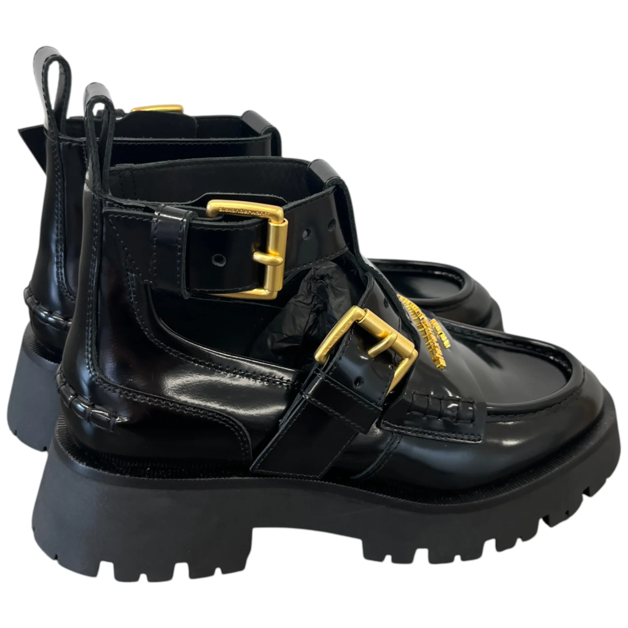 Women's Carter Ankle Strap Boots Black Size EU 37 / UK 4 - Image 8
