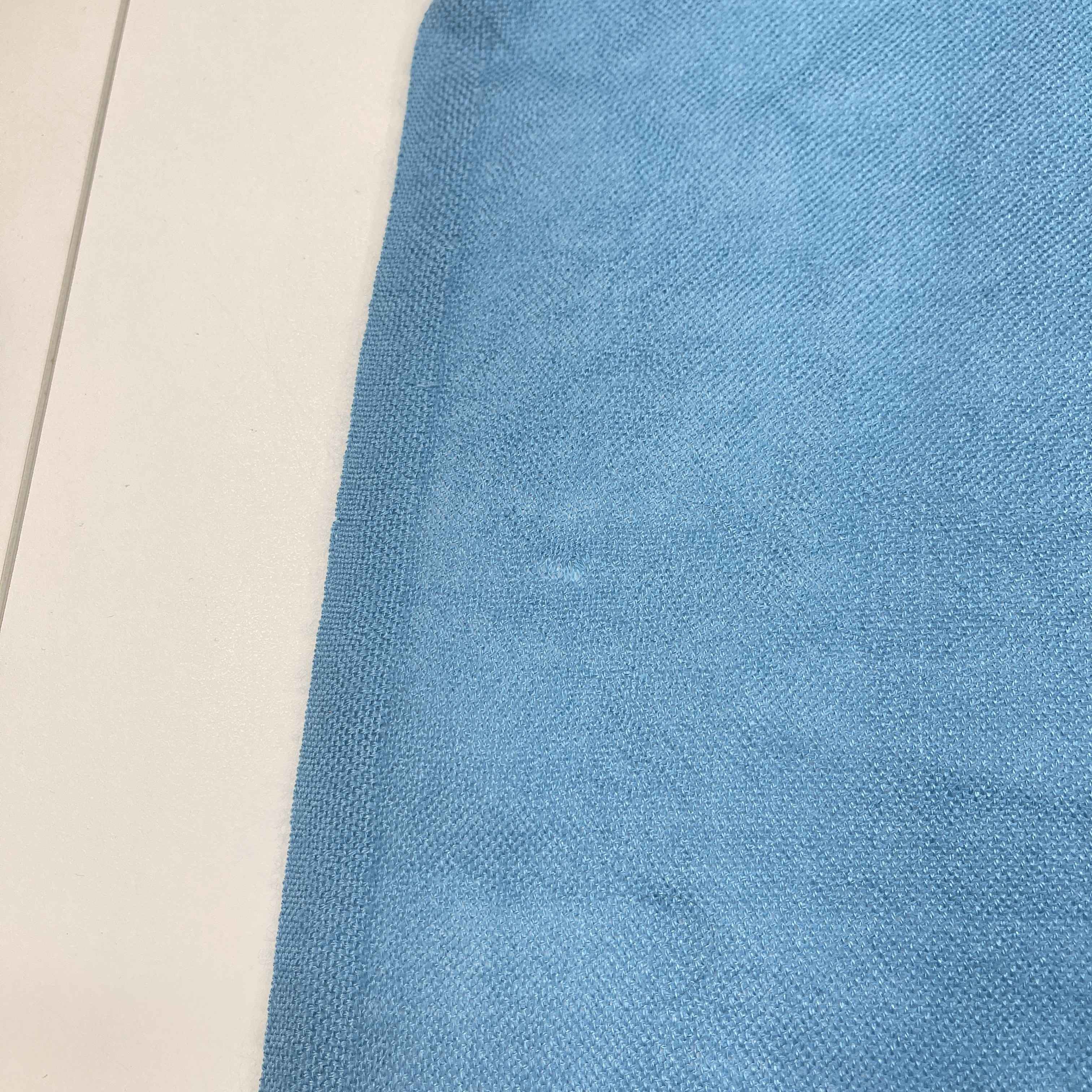 Women's Cashmere Fine Scarf Blue - Image 10