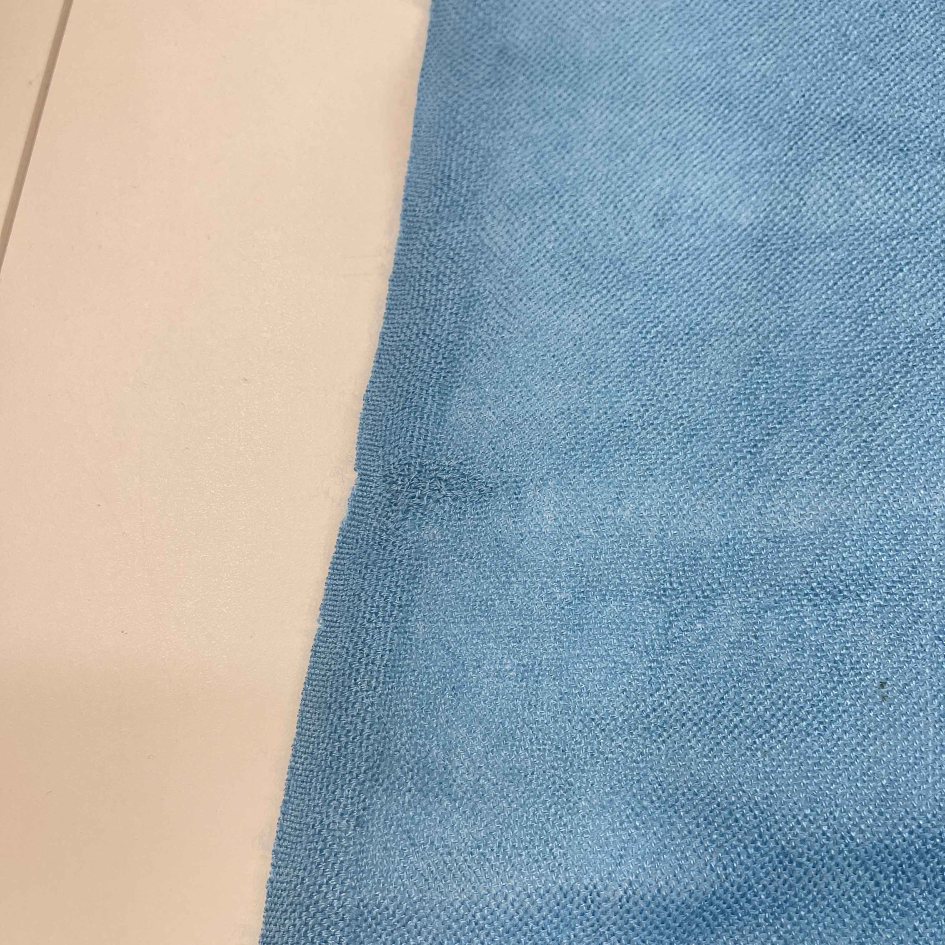 Women's Cashmere Fine Scarf Blue - Image 8