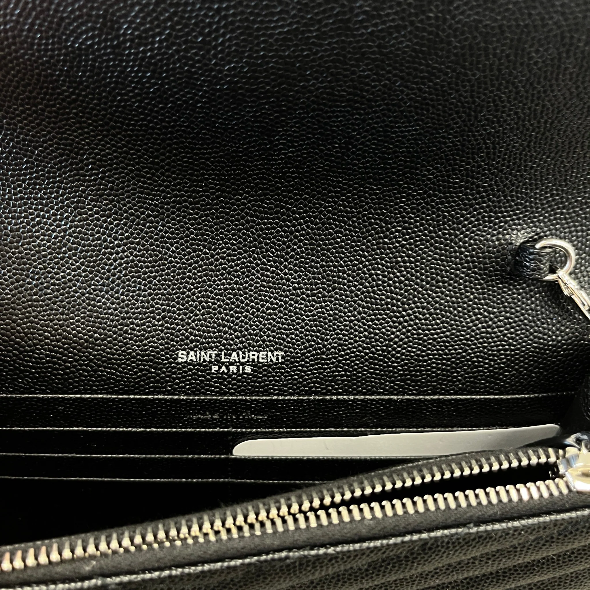 Women's Cassandre Envelope Wallet On Chain Bag Black - Image 12