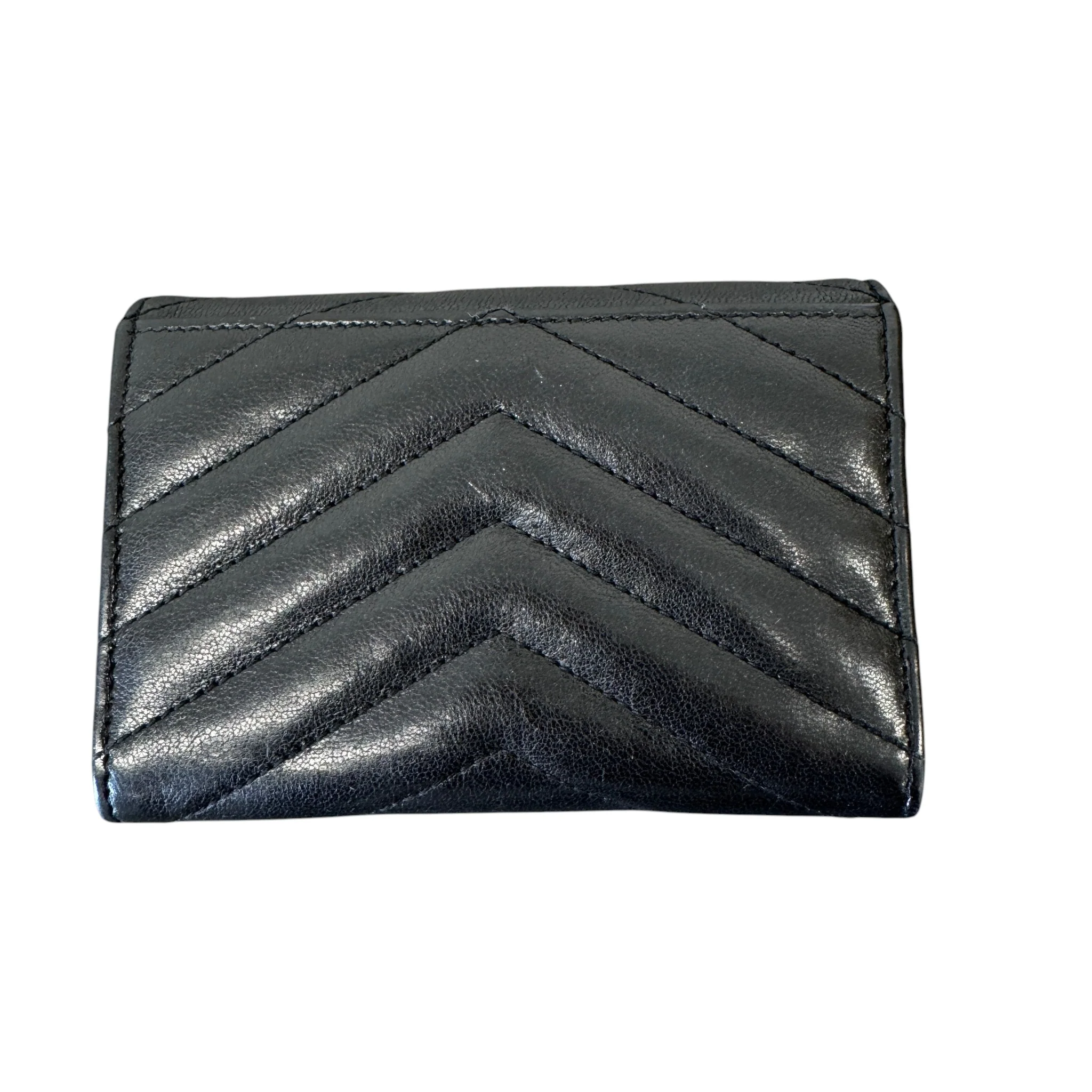 Women's Cassandre Matelassé Small Envelope Wallet Black - Image 2