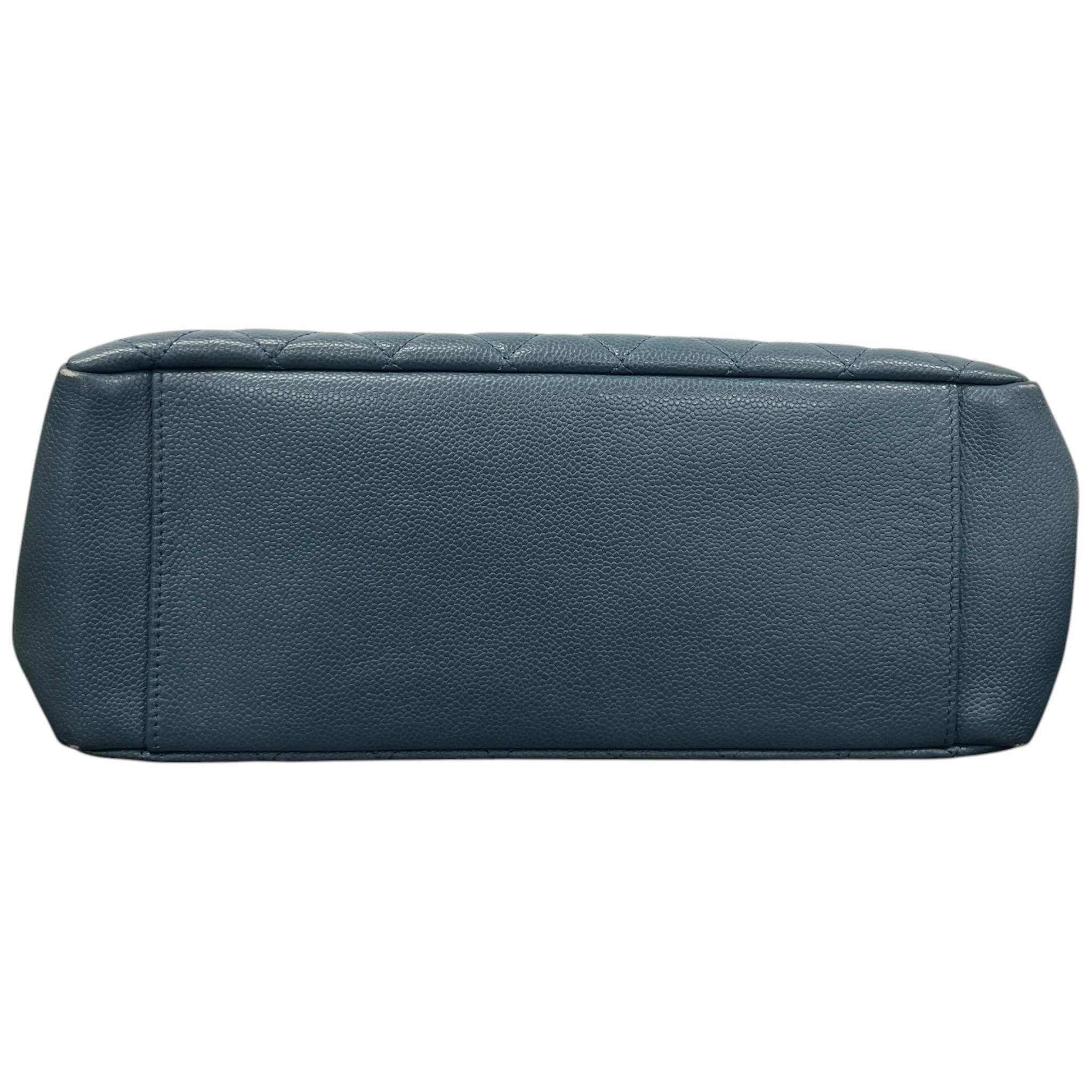 Women's Caviar Grand Shopping Tote Bag Blue - Image 10