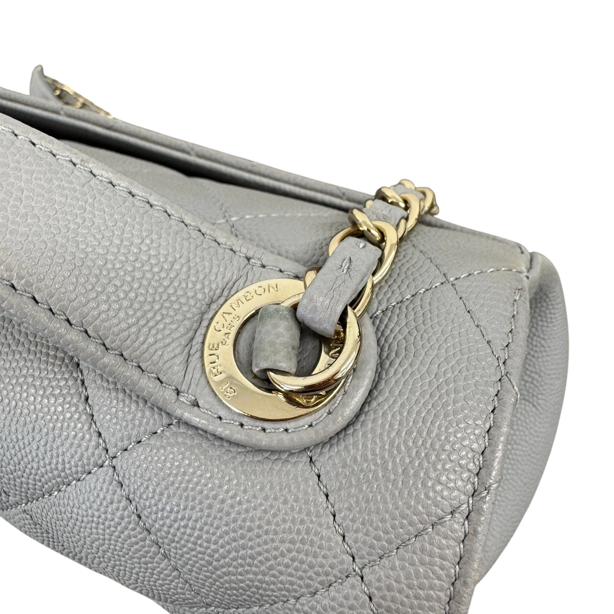 Women's Cc Affinity Flap Bag Grey - Image 15