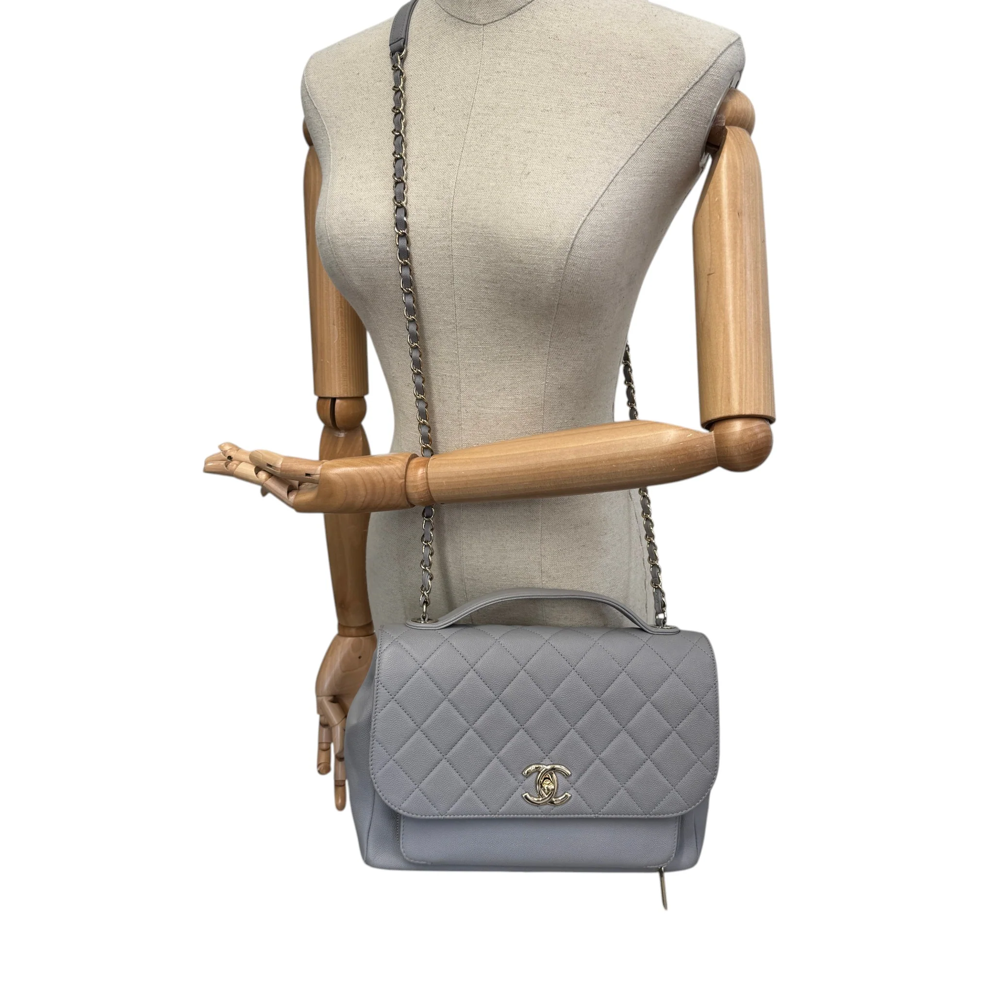Women's Cc Affinity Flap Bag Grey - Image 2