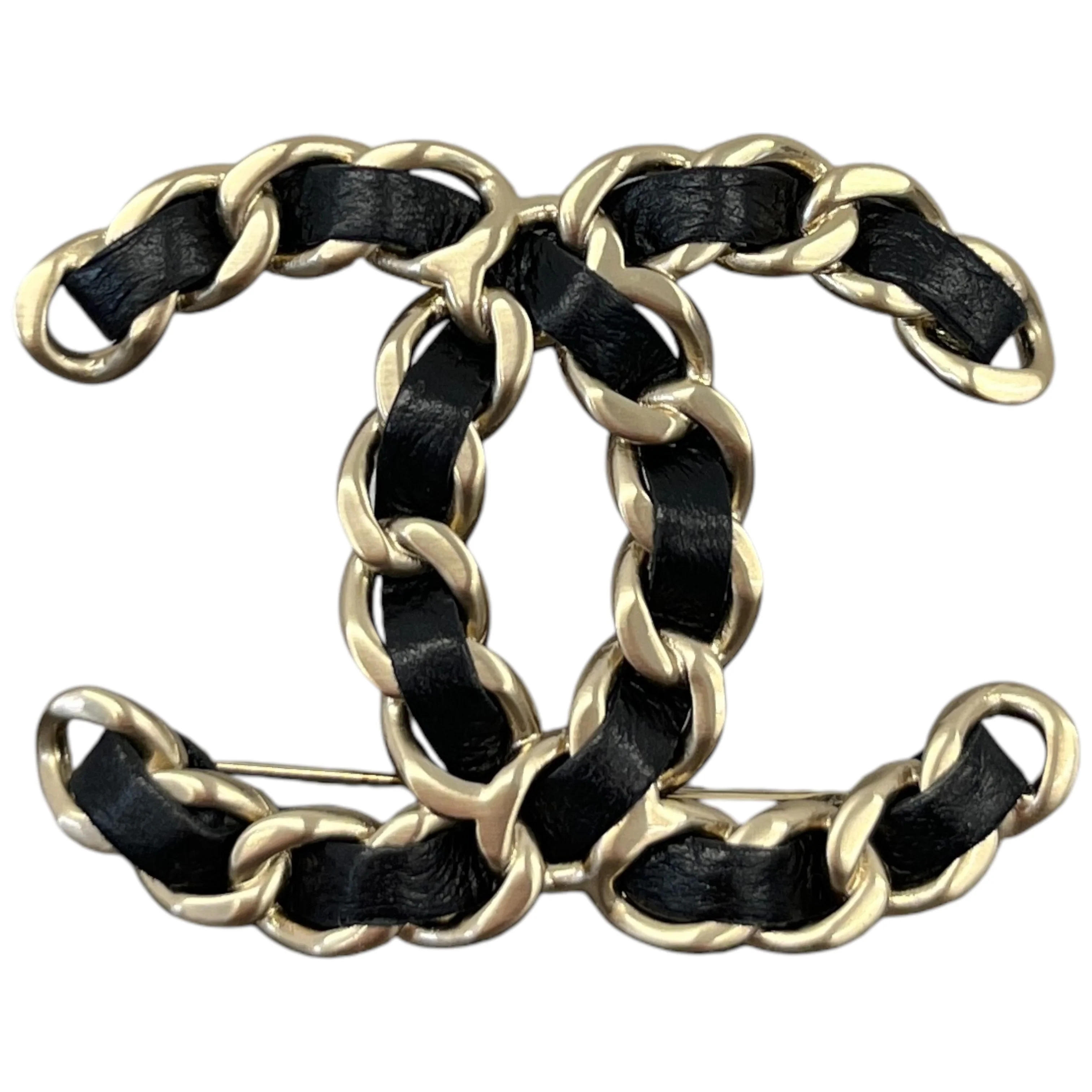 Women's Cc Brooch Black