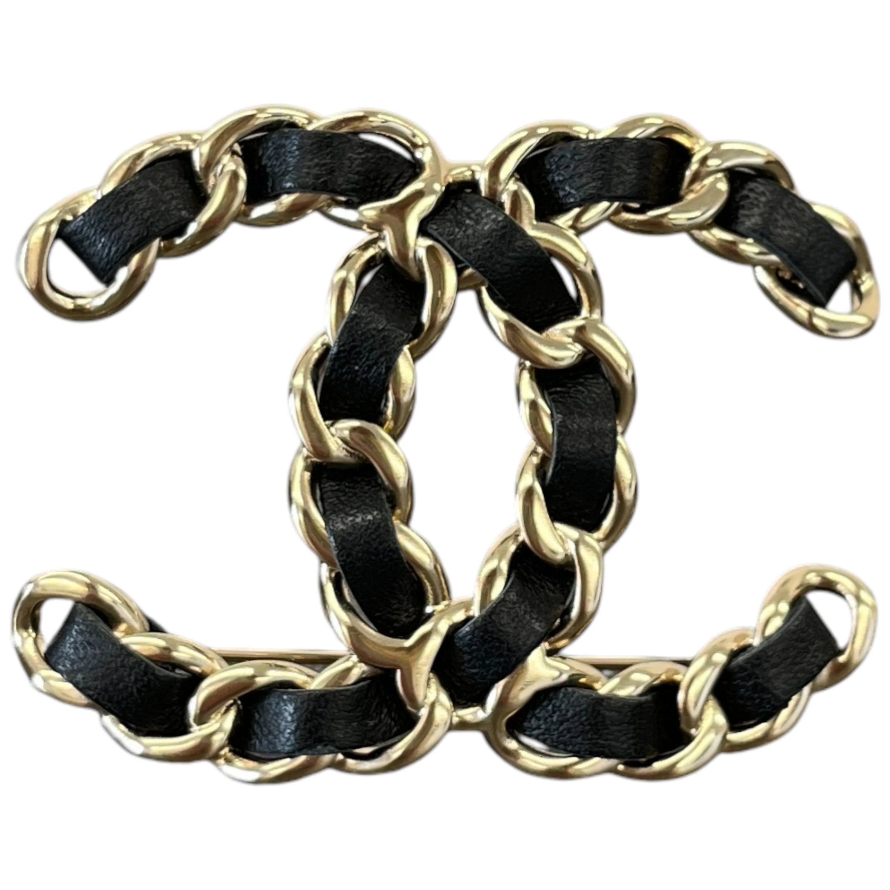 Women's Cc Brooch Black
