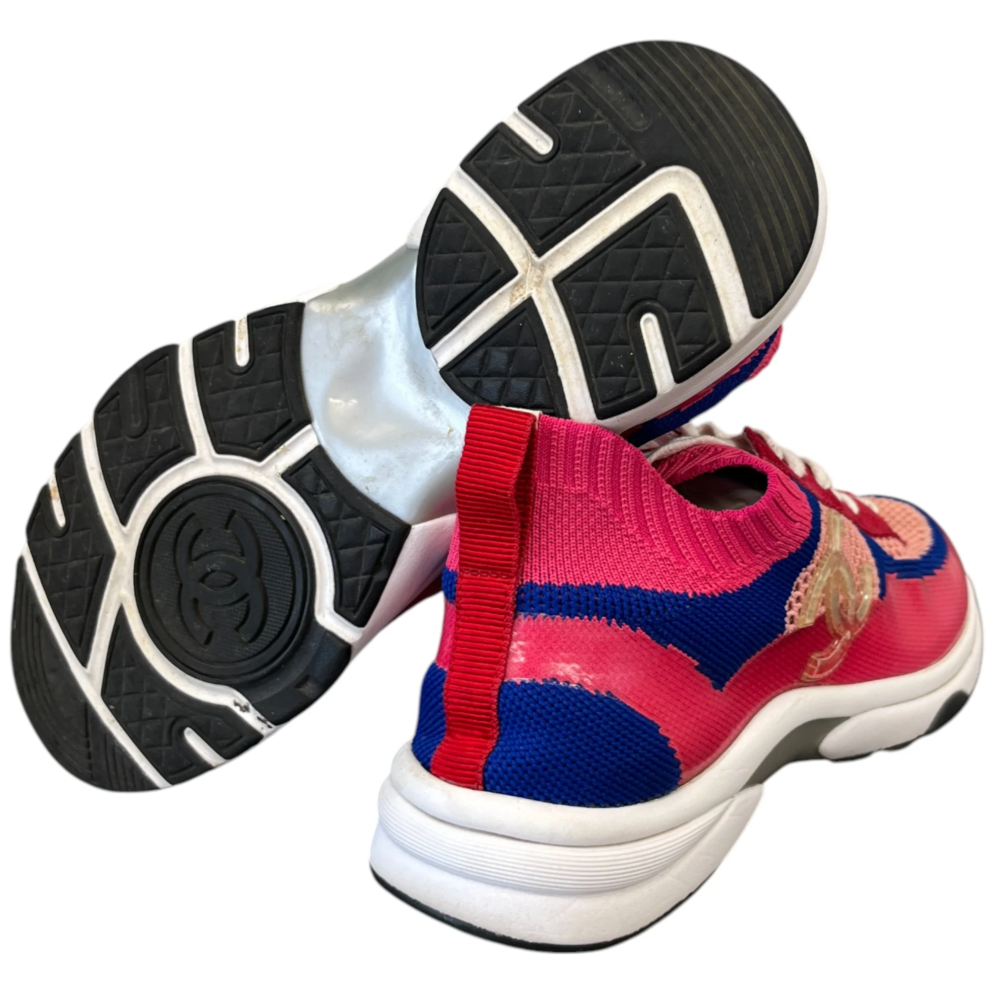 Women's Cc Cloth Runner Low Trainers Pink Size EU 37.5 / UK 4.5 - Image 10