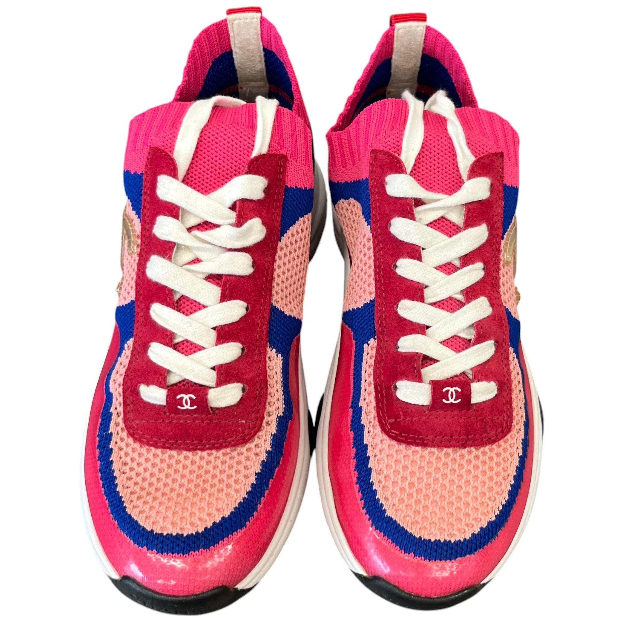 Women's Cc Cloth Runner Low Trainers Pink Size EU 37.5 / UK 4.5 - Image 6