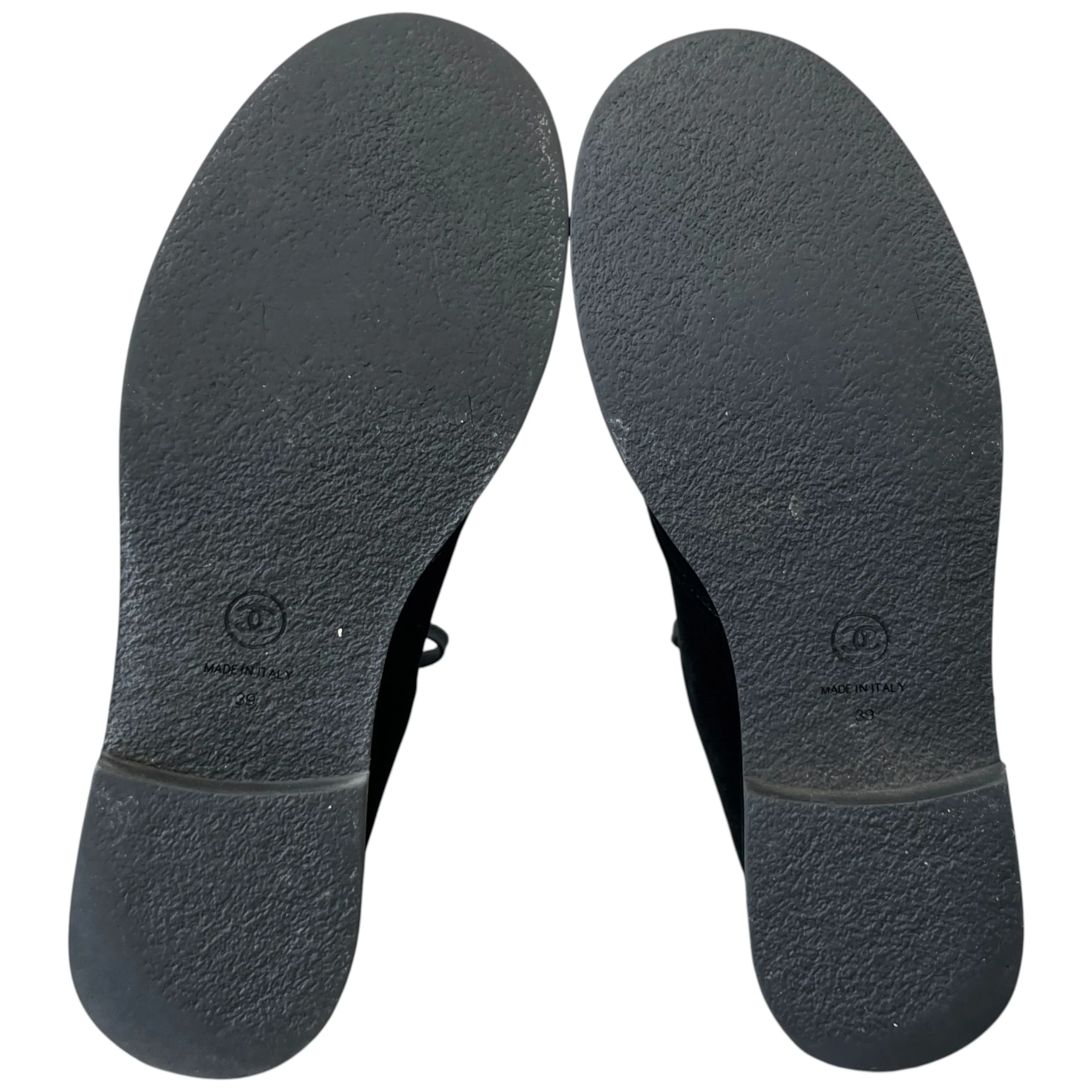 Women's Cc Logo Boots Black Size EU 39 / UK 6 - Image 11