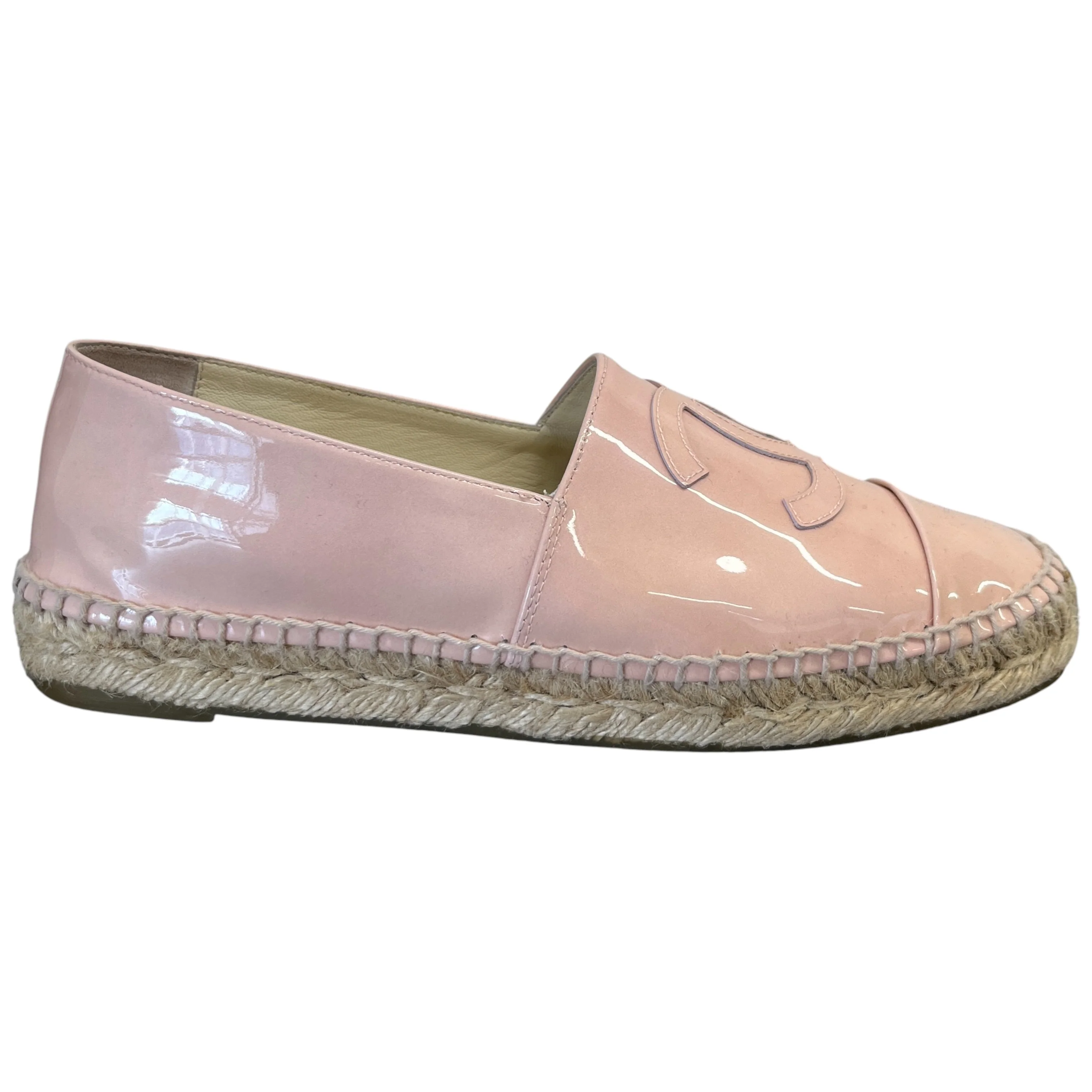 Women's Cc Logo Espadrilles Pink Size EU 38 / UK 5