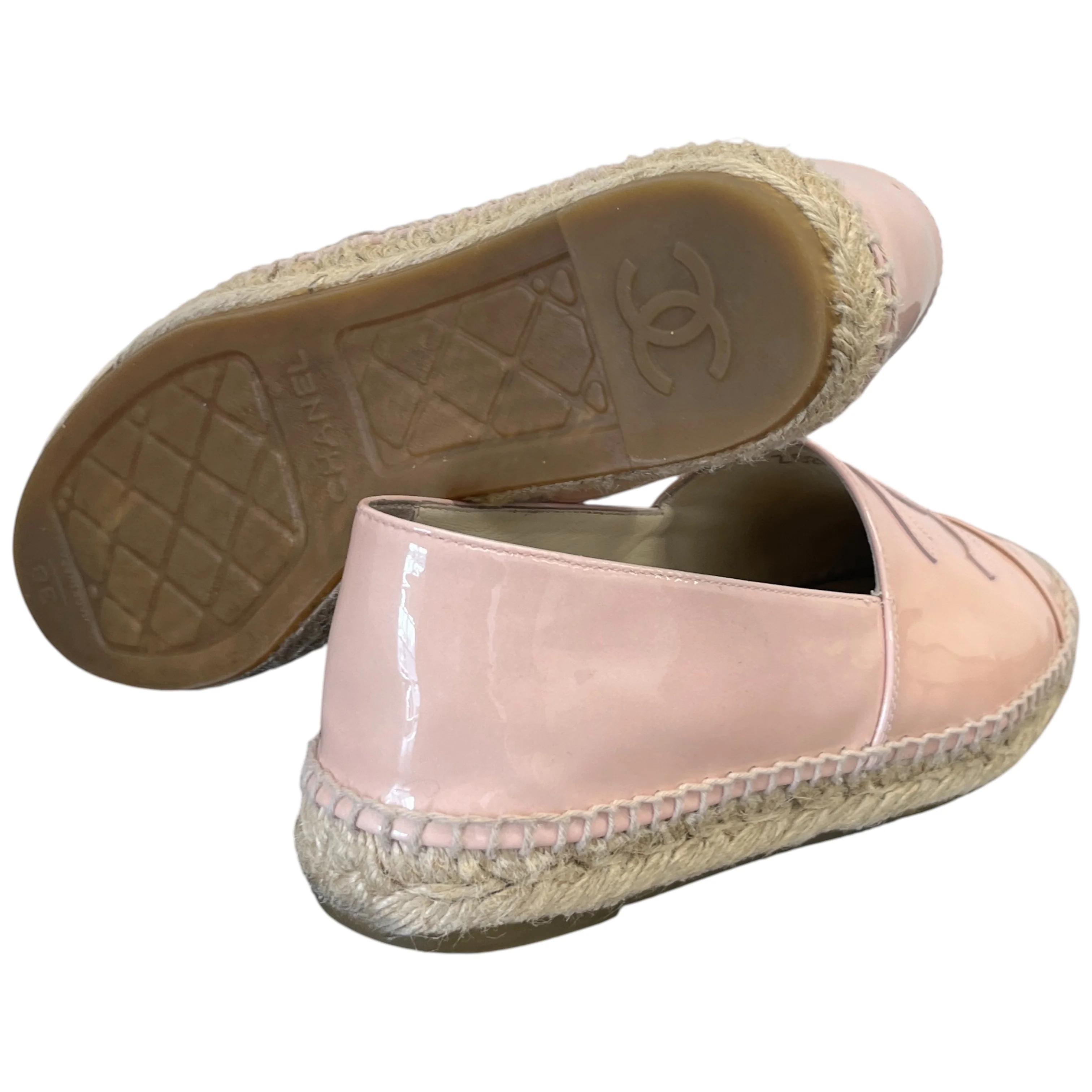 Women's Cc Logo Espadrilles Pink Size EU 38 / UK 5 - Image 10