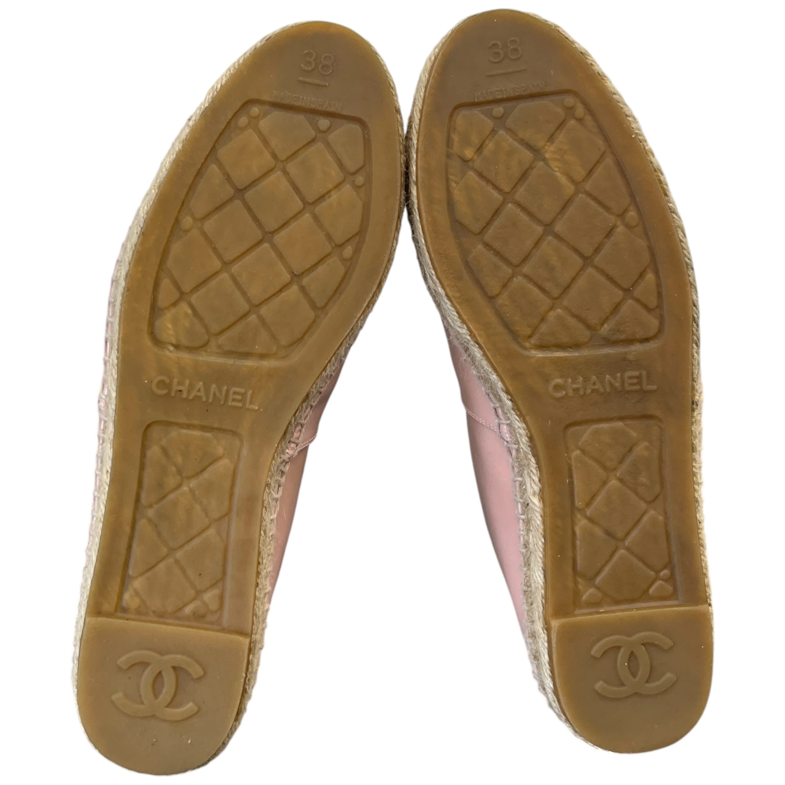Women's Cc Logo Espadrilles Pink Size EU 38 / UK 5 - Image 11