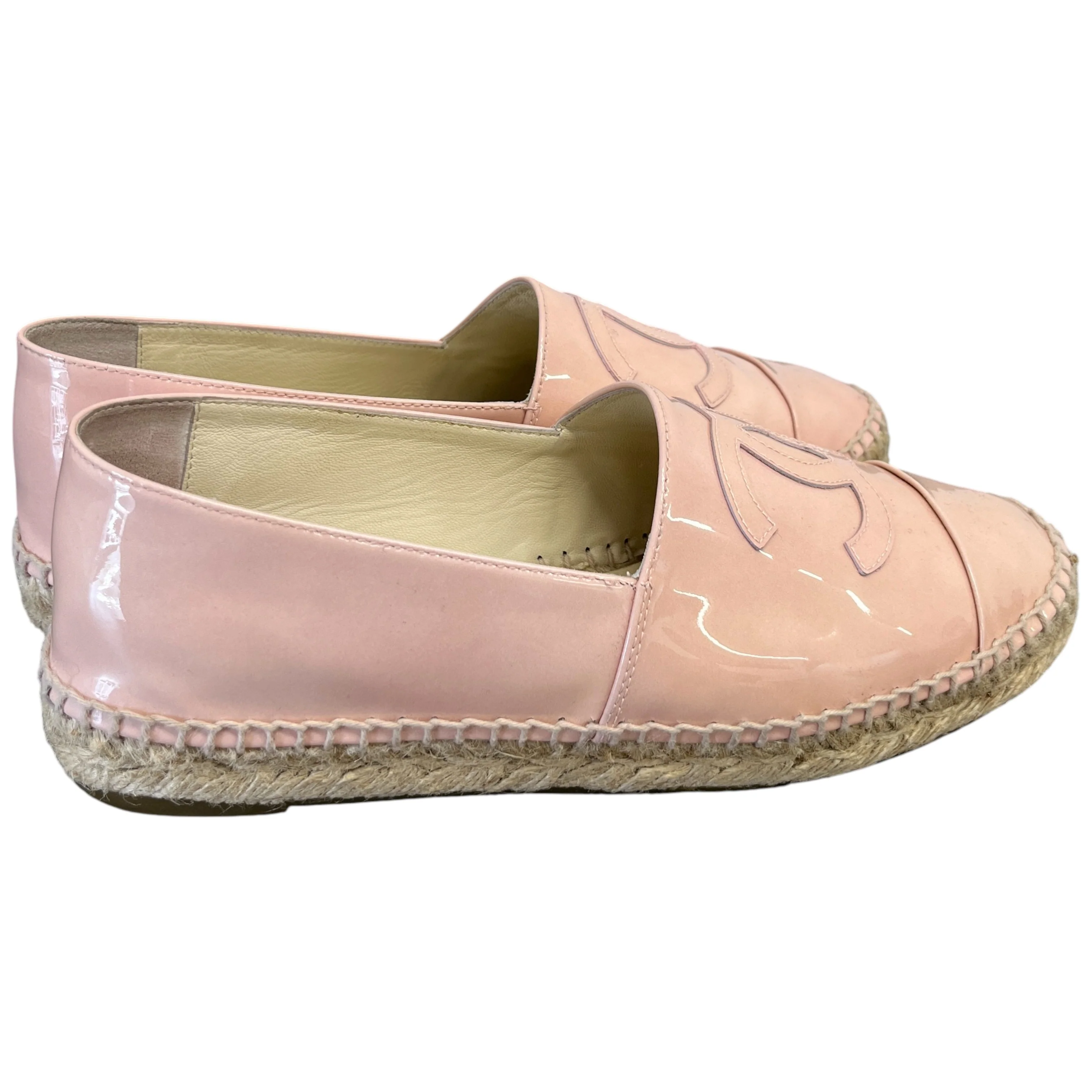 Women's Cc Logo Espadrilles Pink Size EU 38 / UK 5 - Image 8
