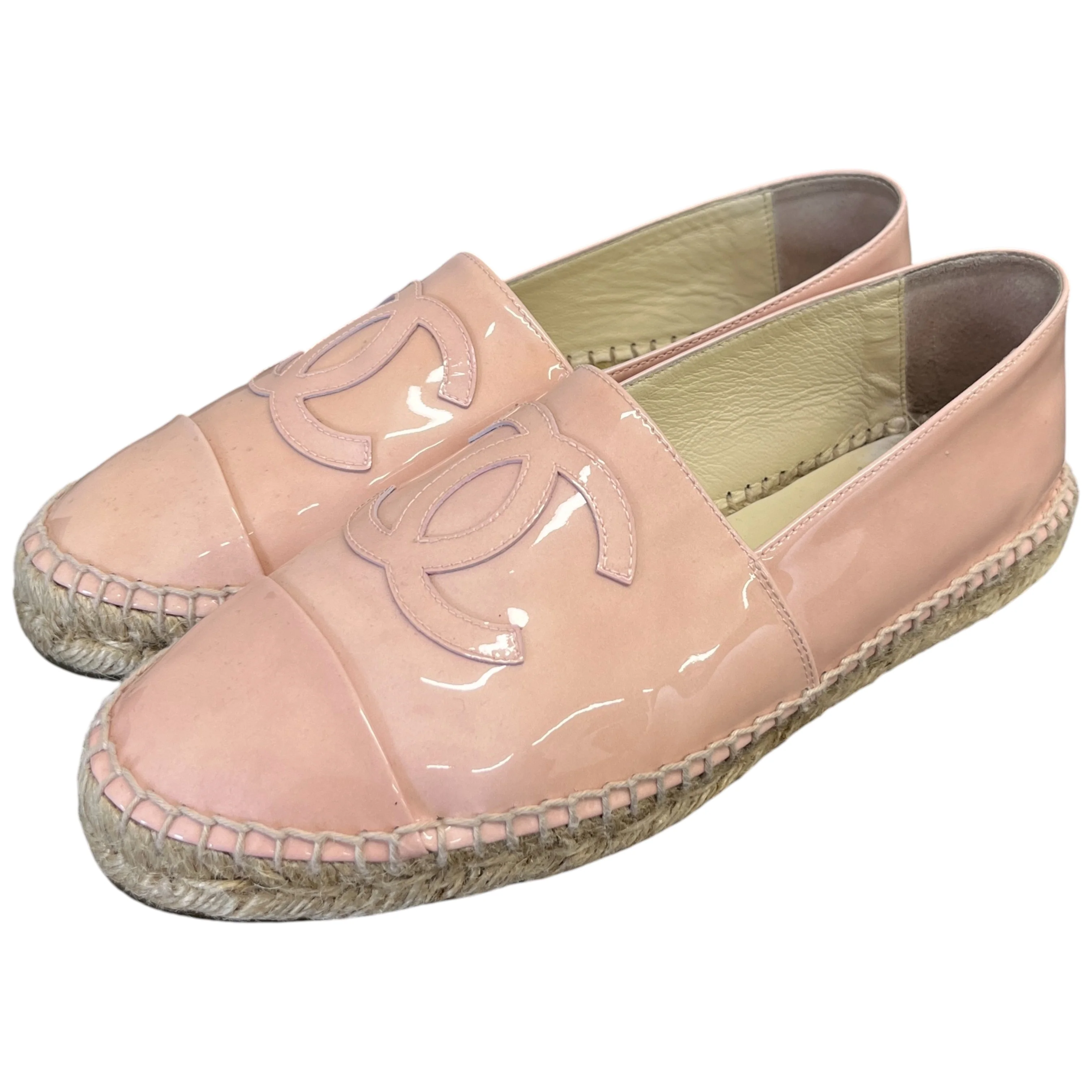 Women's Cc Logo Espadrilles Pink Size EU 38 / UK 5 - Image 9