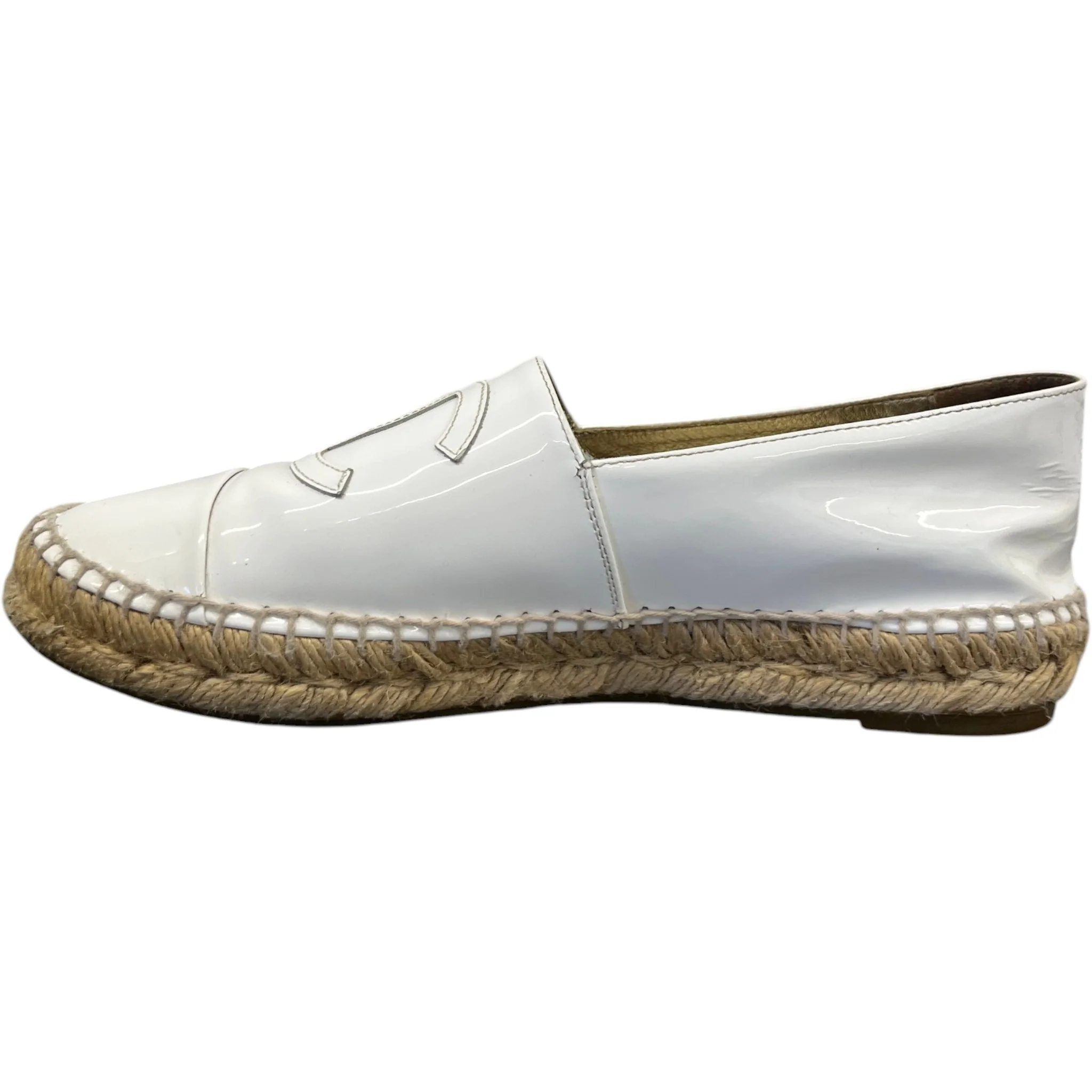Women's Cc Logo Espadrilles White Size EU 39 / UK 6 - Image 2