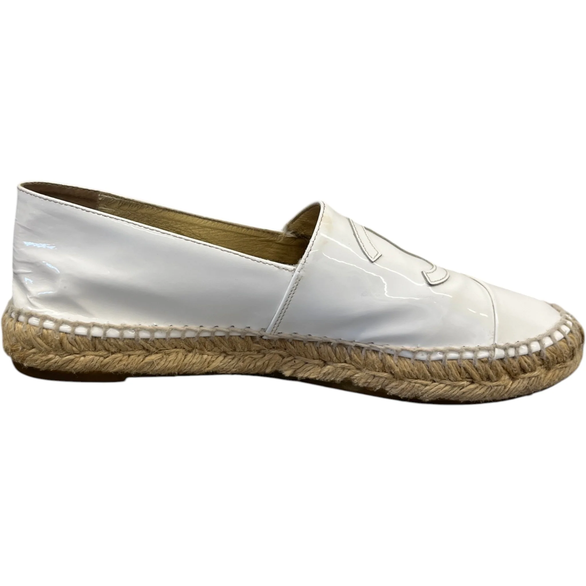 Women's Cc Logo Espadrilles White Size EU 39 / UK 6 - Image 4