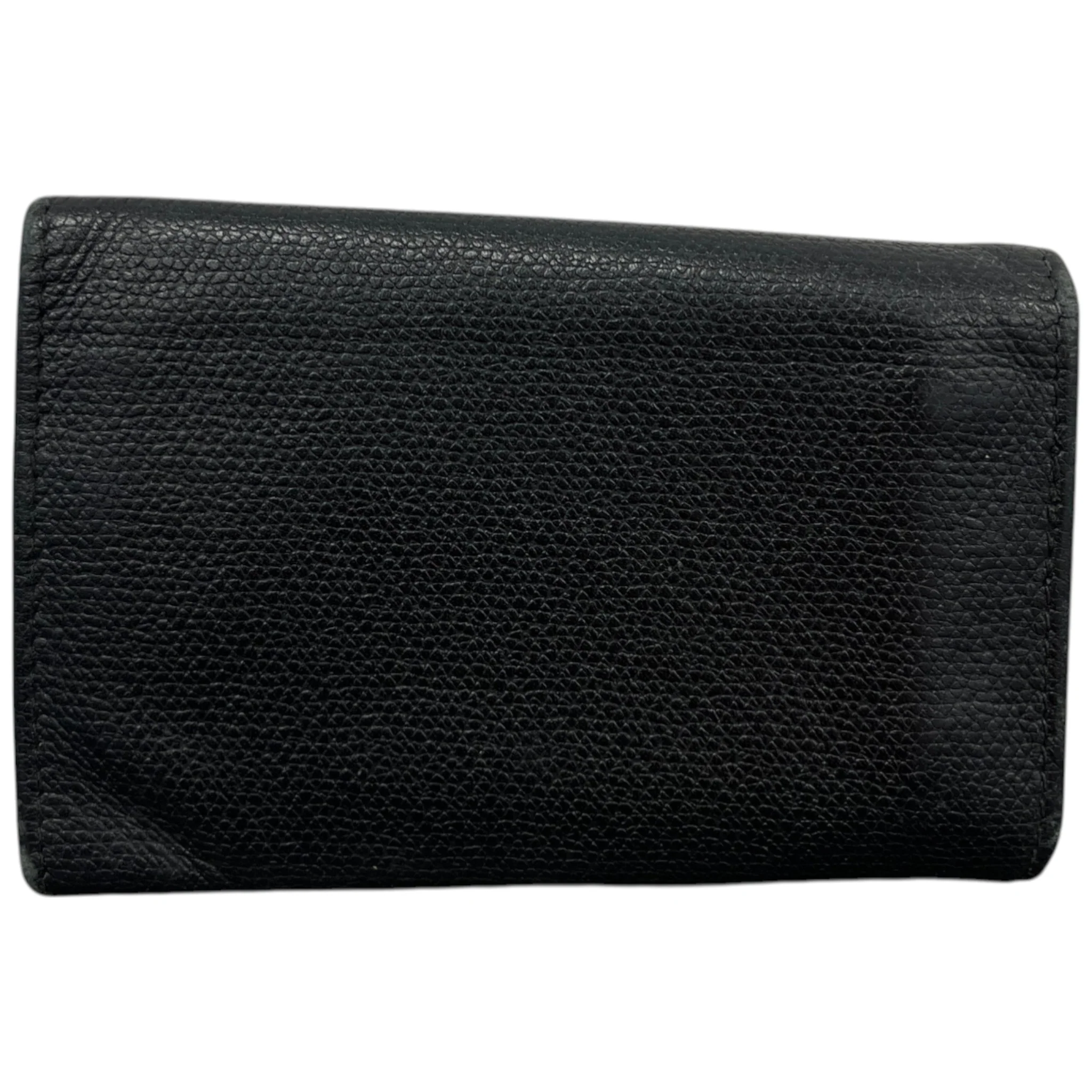 Women's Cc Logo Key Case Wallet Black - Image 2