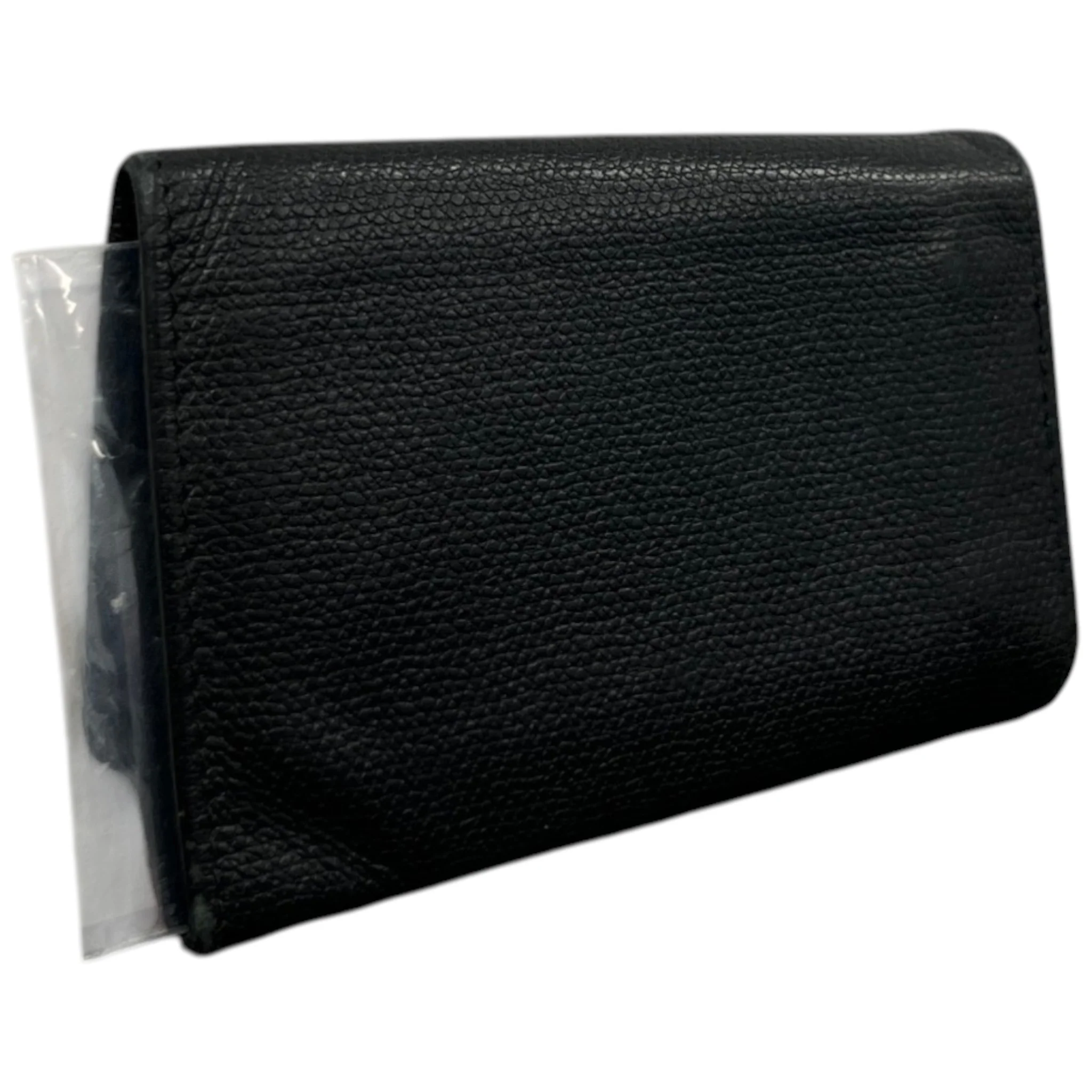 Women's Cc Logo Key Case Wallet Black - Image 5