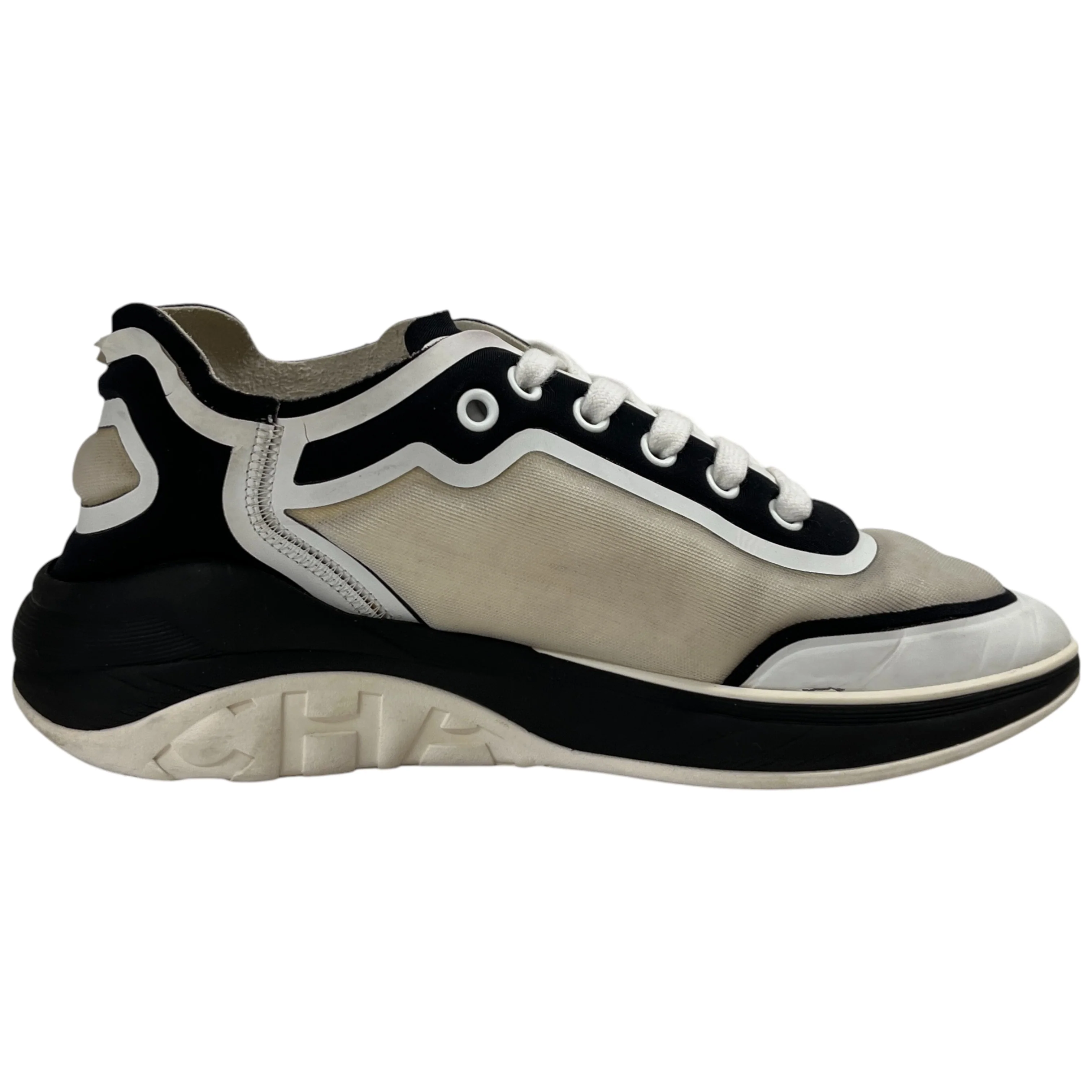 Women's Cc Logo Low Trainers Black Size EU 36 / UK 3 - Image 4