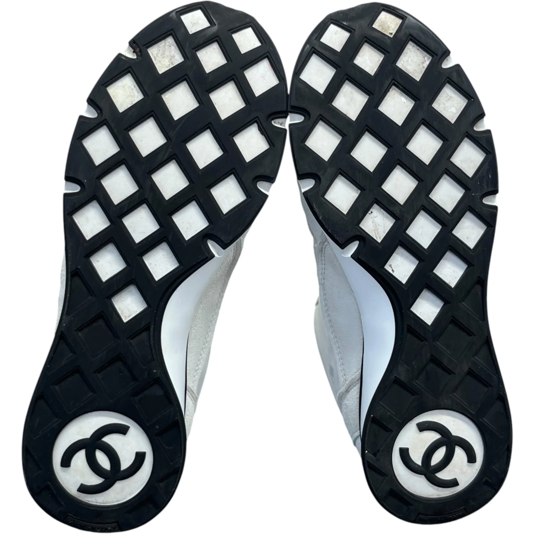 Women's Cc Logo Low Trainers White Size EU 36 / UK 3 - Image 11