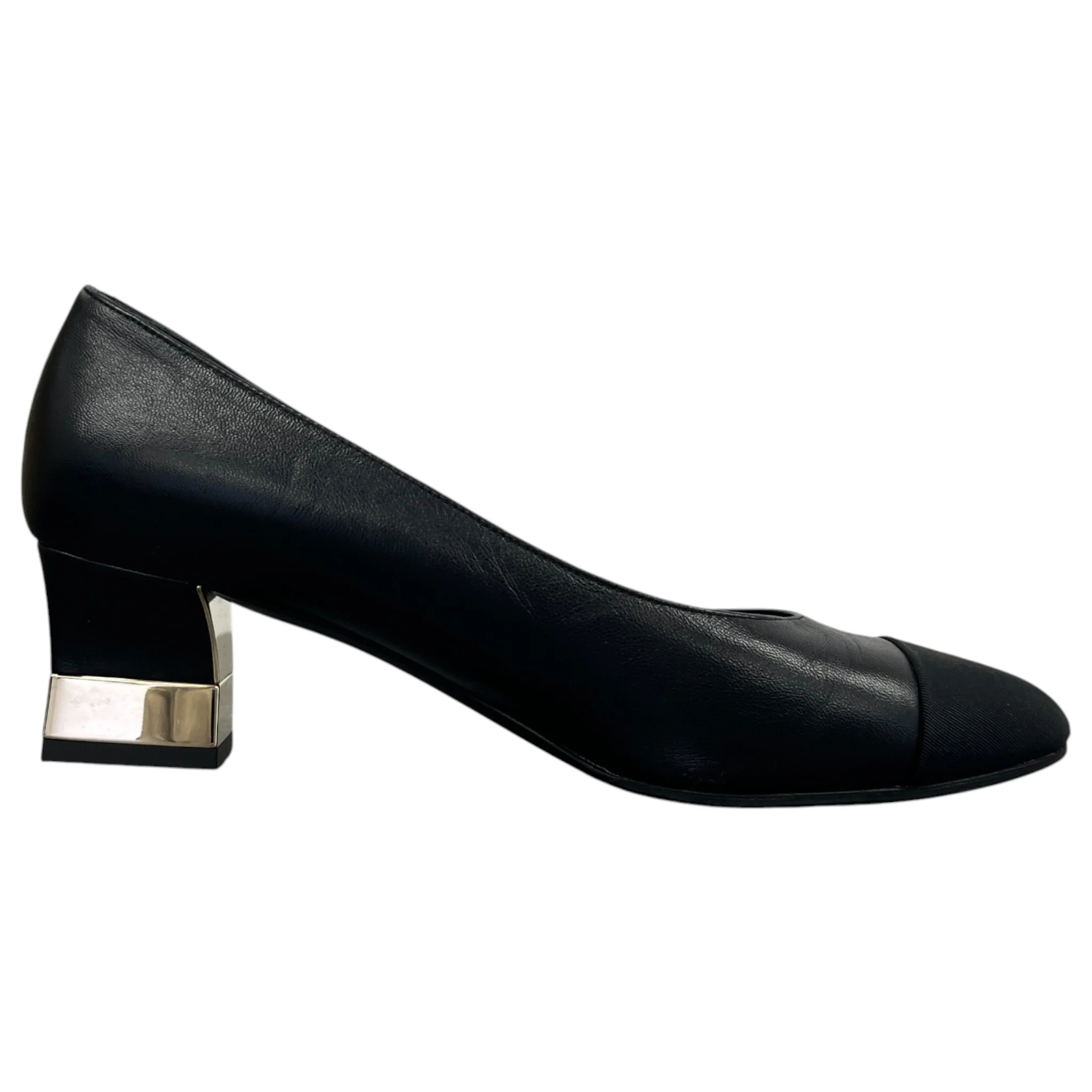 Women's Cc Logo Pumps Mules Black Size EU 37.5 / UK 4.5 - Image 4