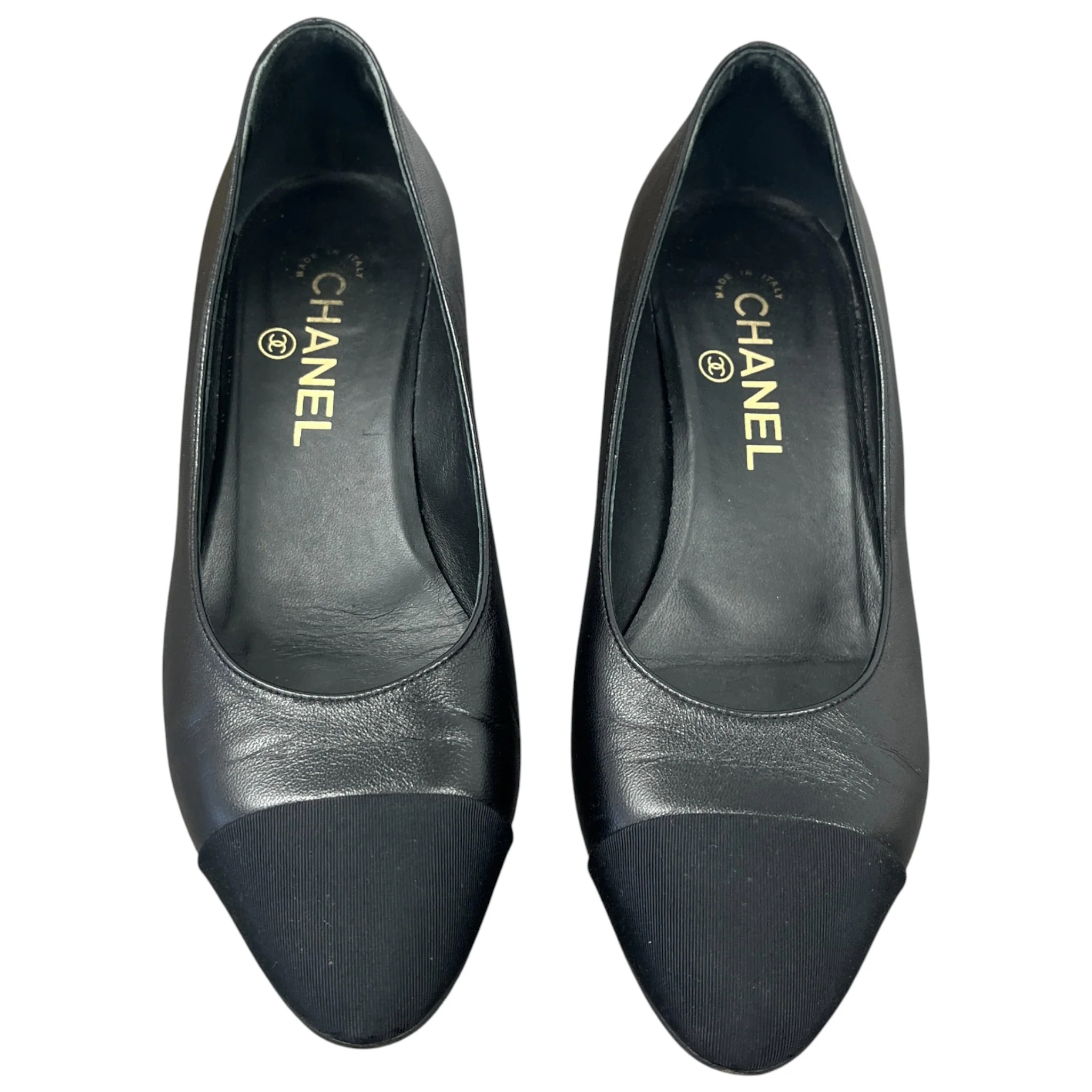 Women's Cc Logo Pumps Mules Black Size EU 37.5 / UK 4.5 - Image 6