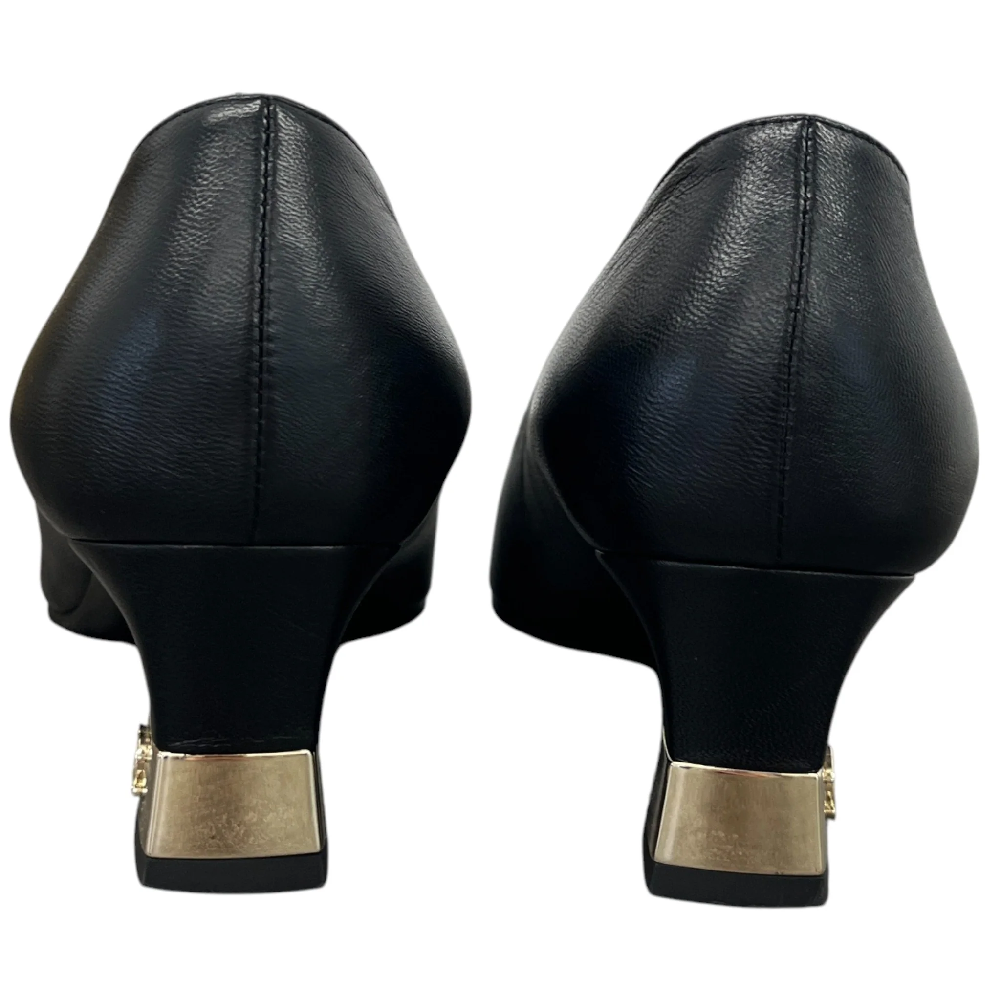 Women's Cc Logo Pumps Mules Black Size EU 37.5 / UK 4.5 - Image 7
