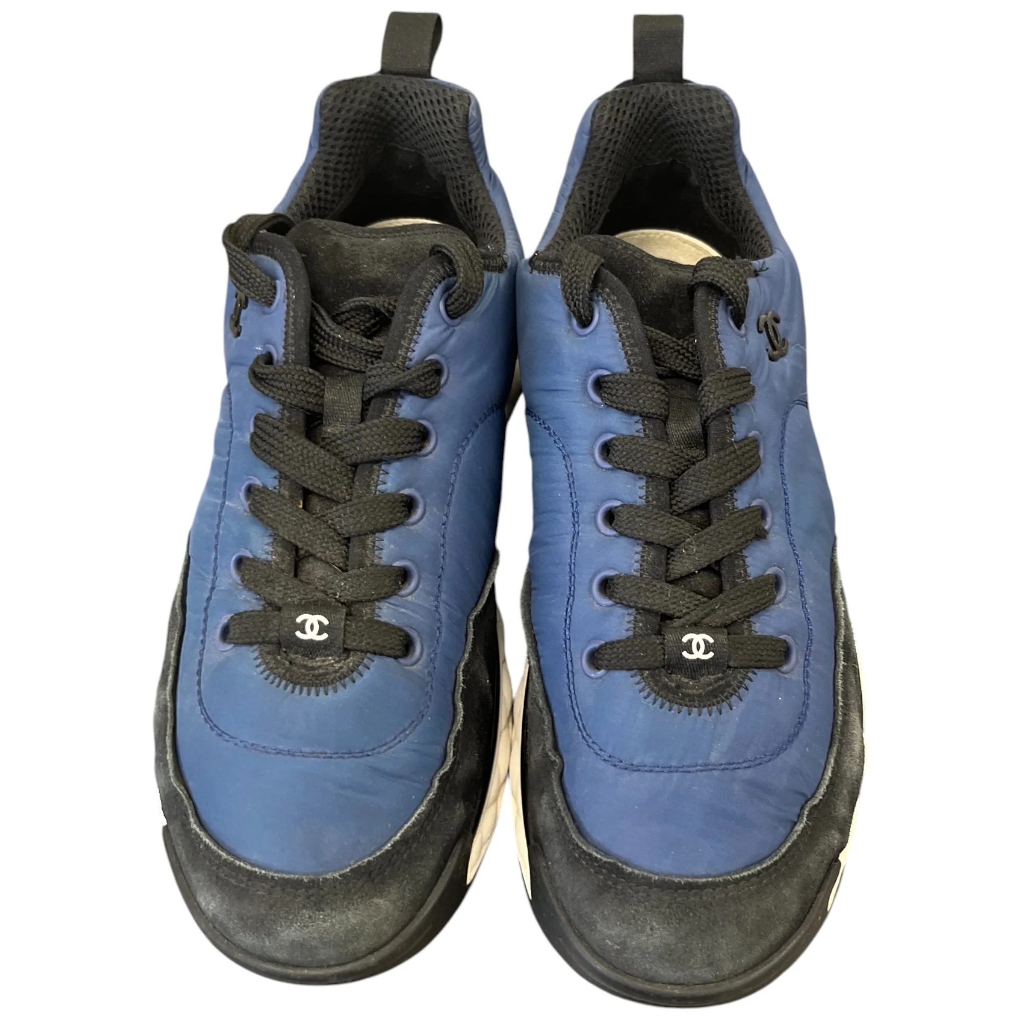 Women's Cc Logo Runner Low Trainers Blue Size EU 38.5 / UK 5.5 - Image 6