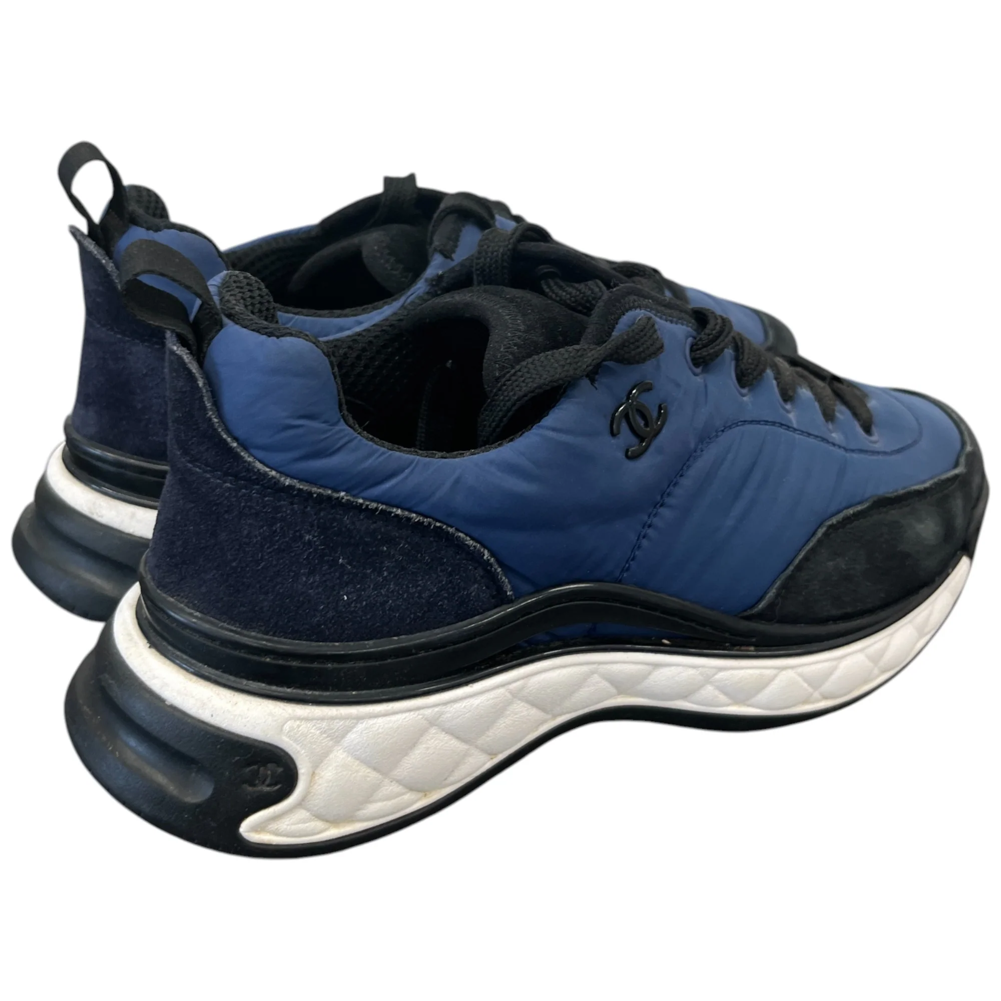 Women's Cc Logo Runner Low Trainers Blue Size EU 38.5 / UK 5.5 - Image 8