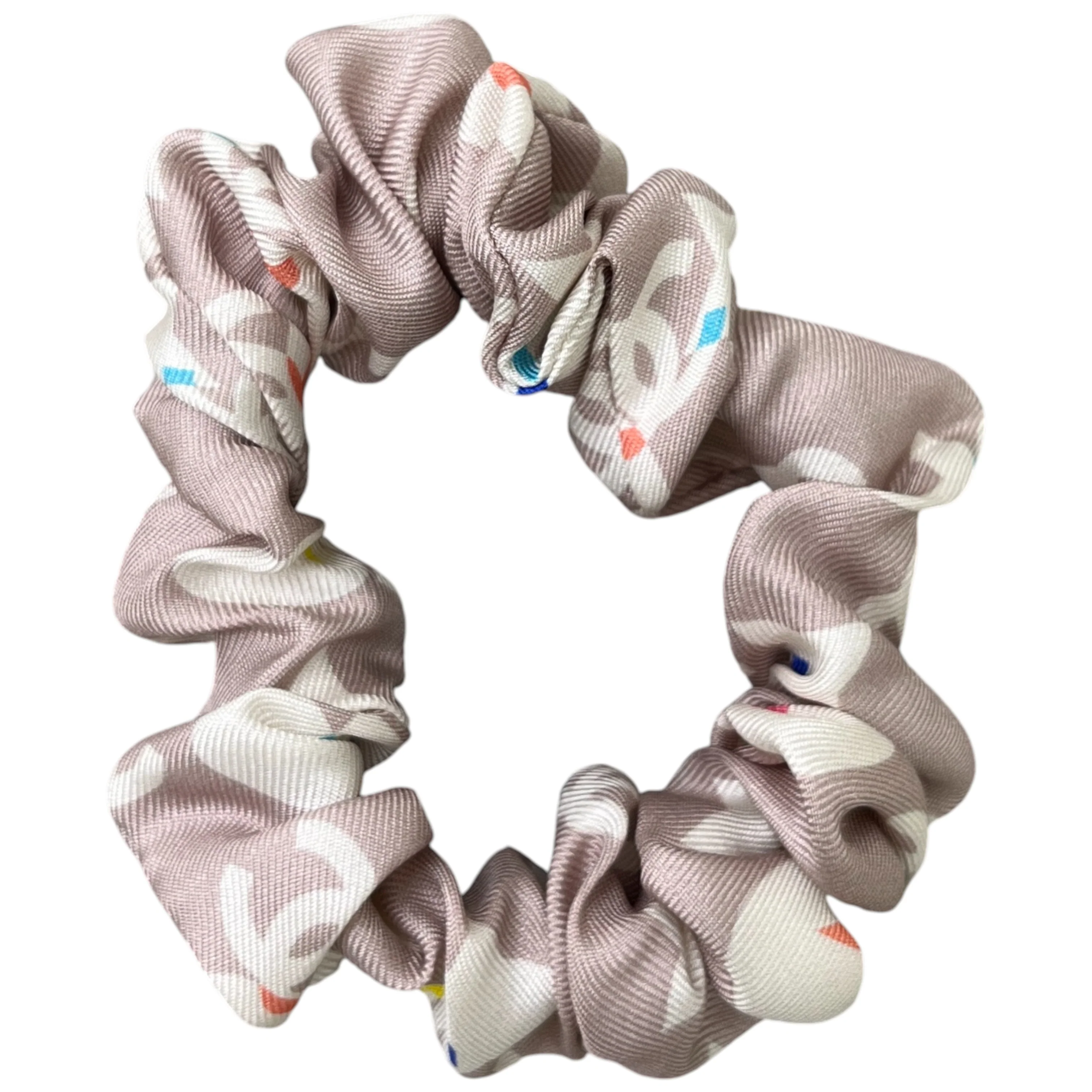 Women's Cc Logo Silk Scarf And Scrunchy Scarf Pink - Image 4