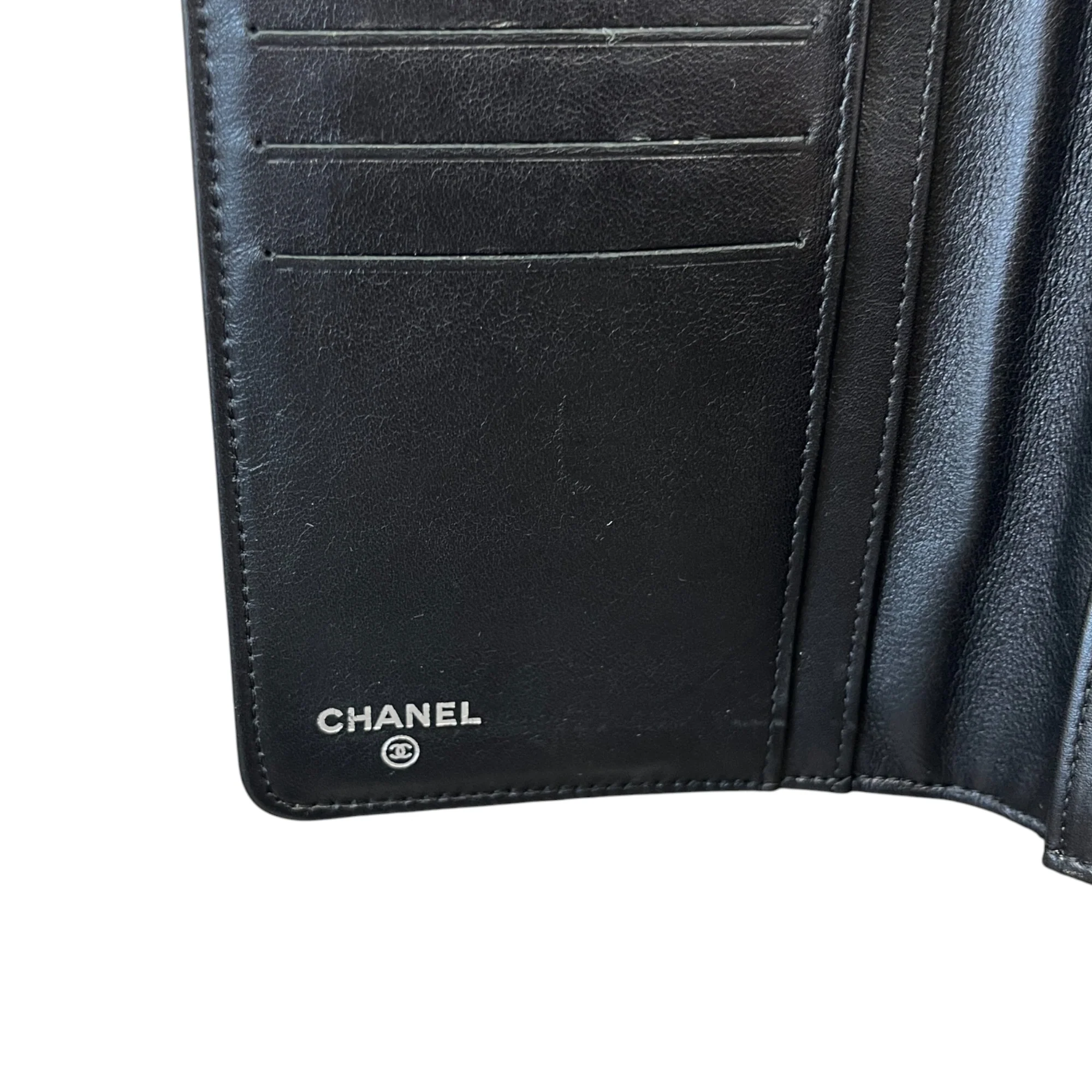 Women's Cc Logo Wallet Black - Image 10