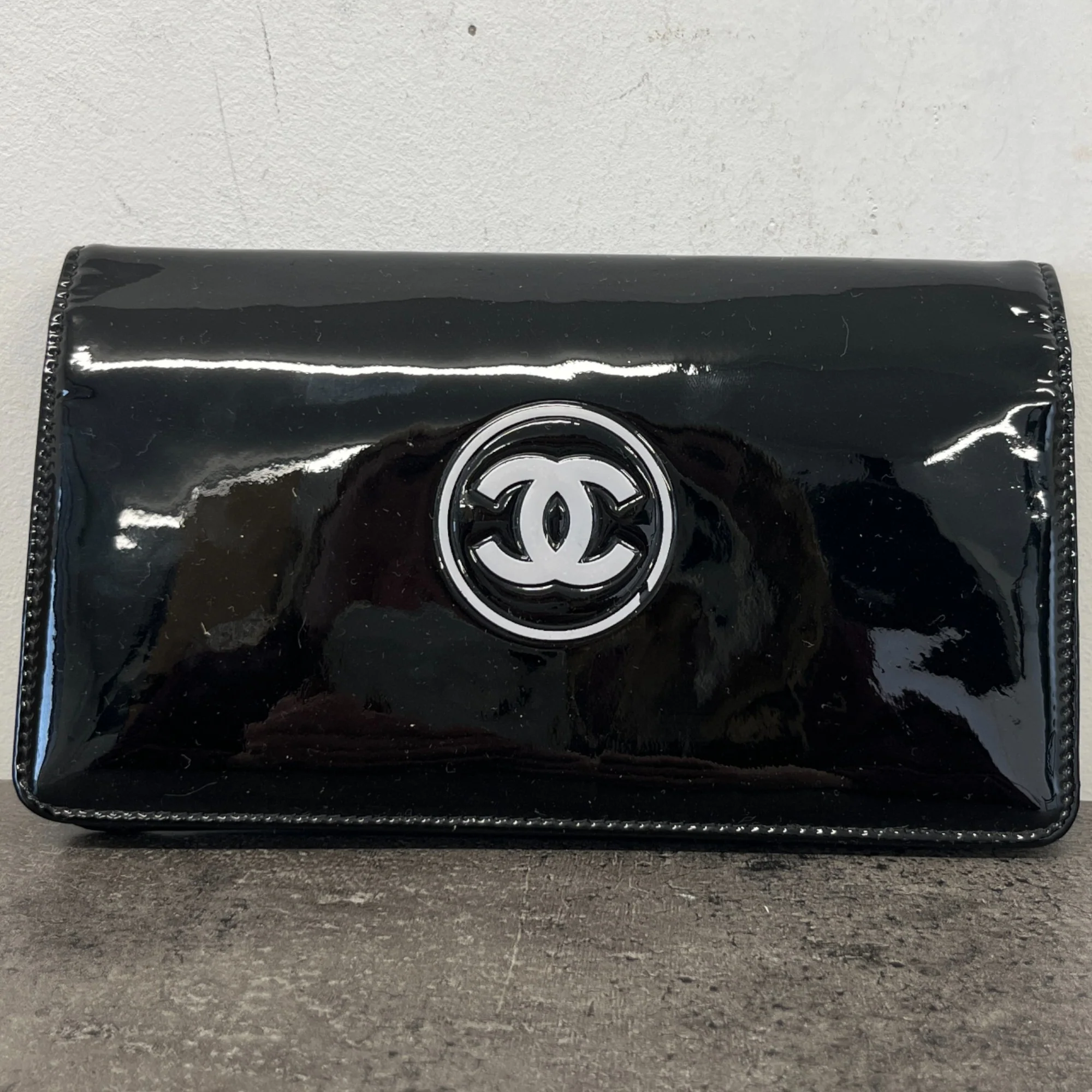 Women's Cc Logo Wallet Black - Image 11