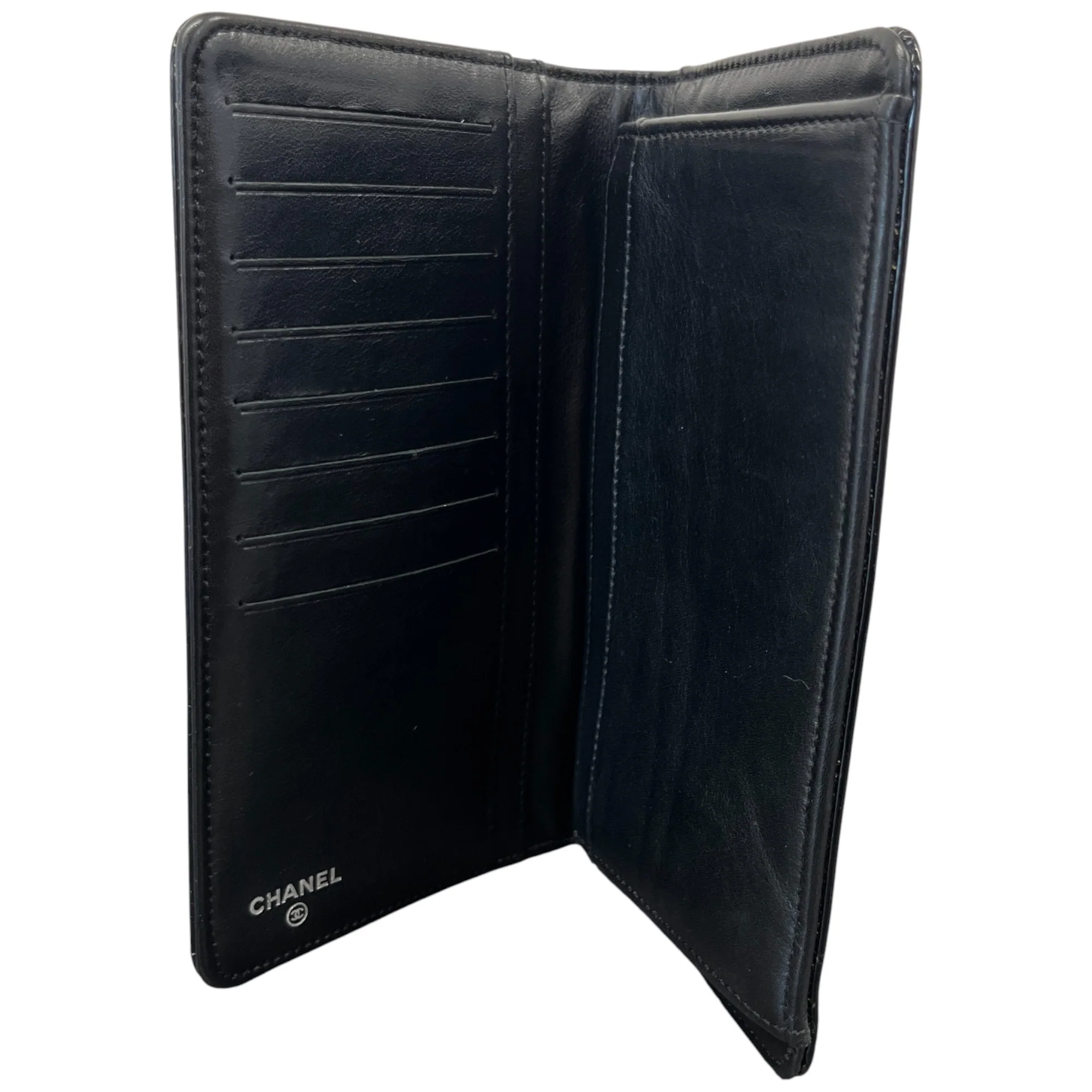 Women's Cc Logo Wallet Black - Image 9