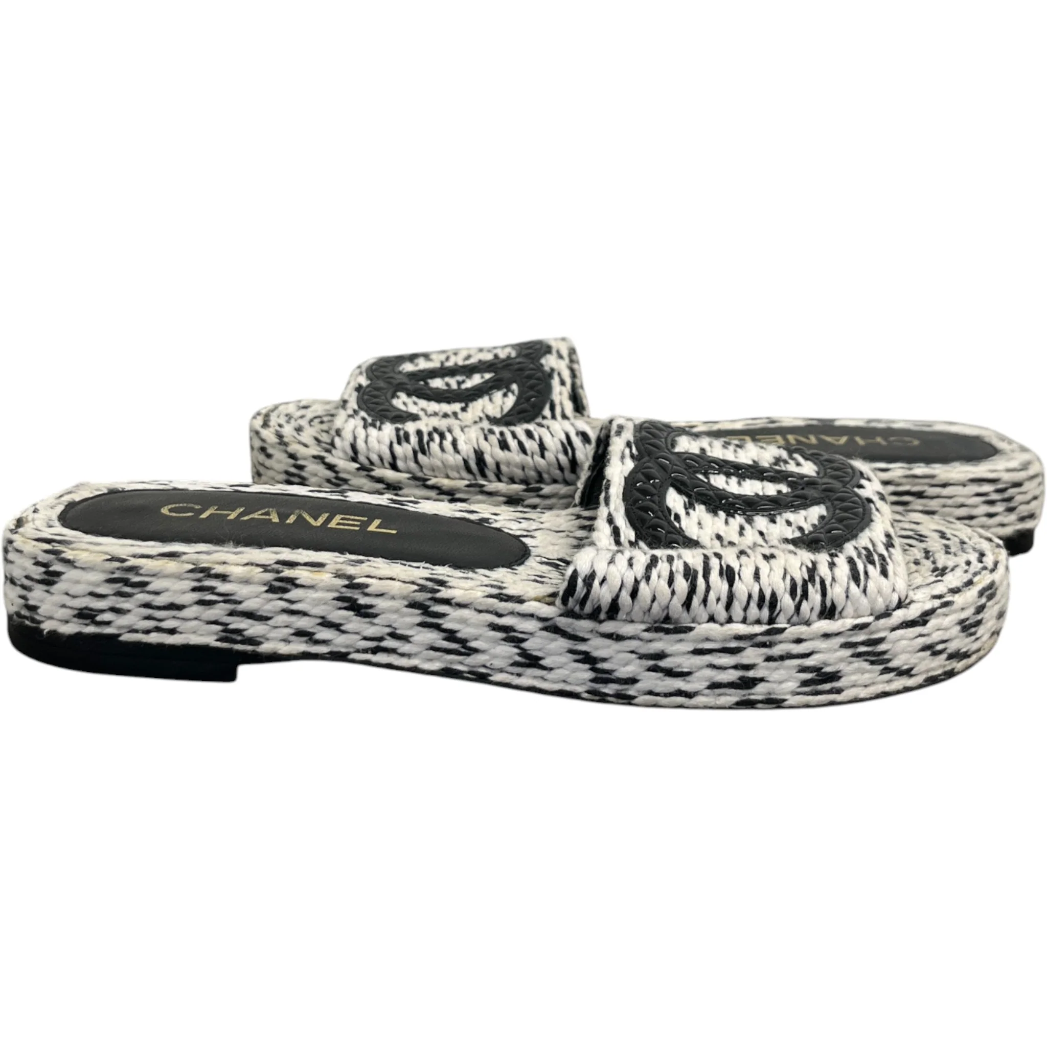 Women's Cc Platform Slides White Size EU 35 / UK 2 - Image 3