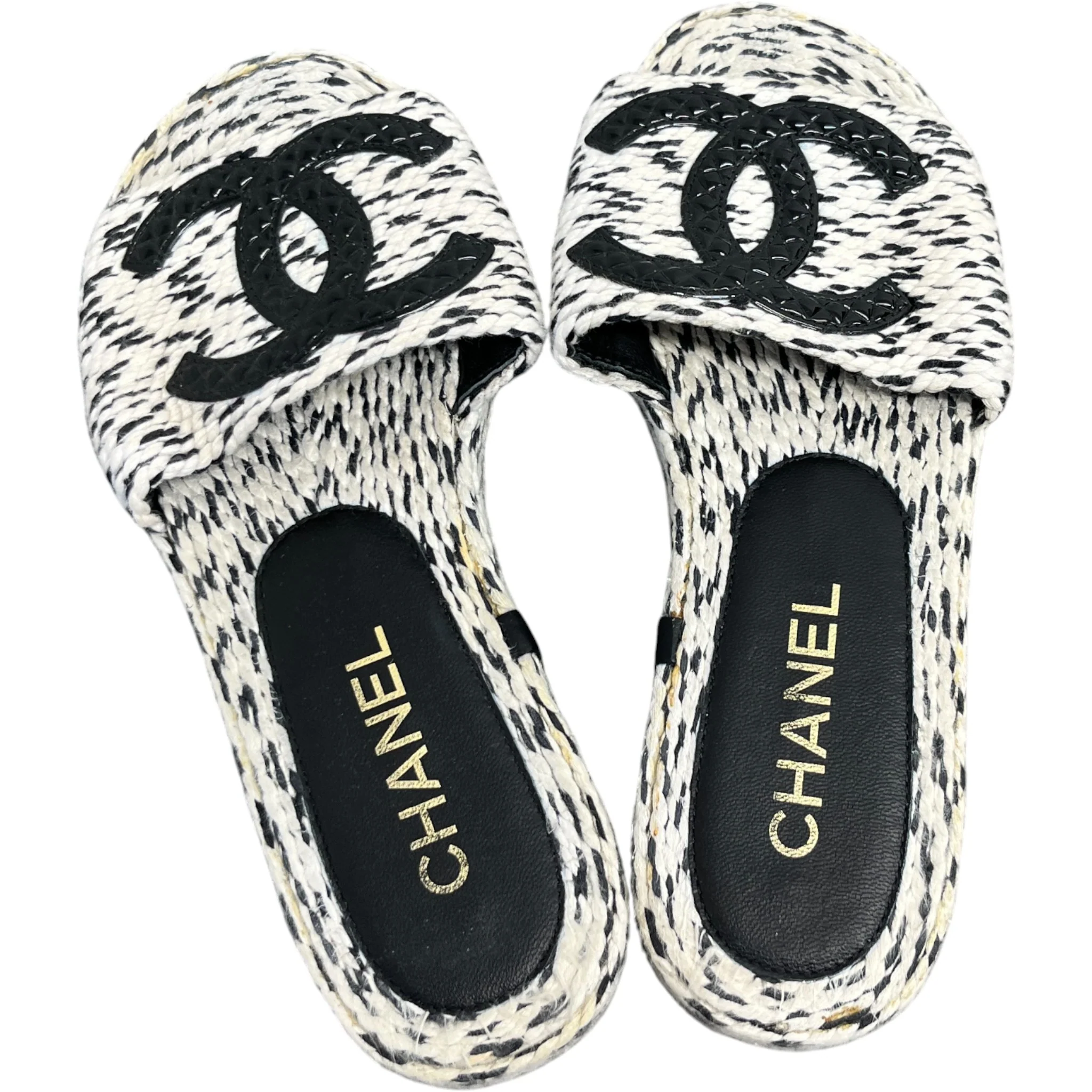 Women's Cc Platform Slides White Size EU 35 / UK 2 - Image 7