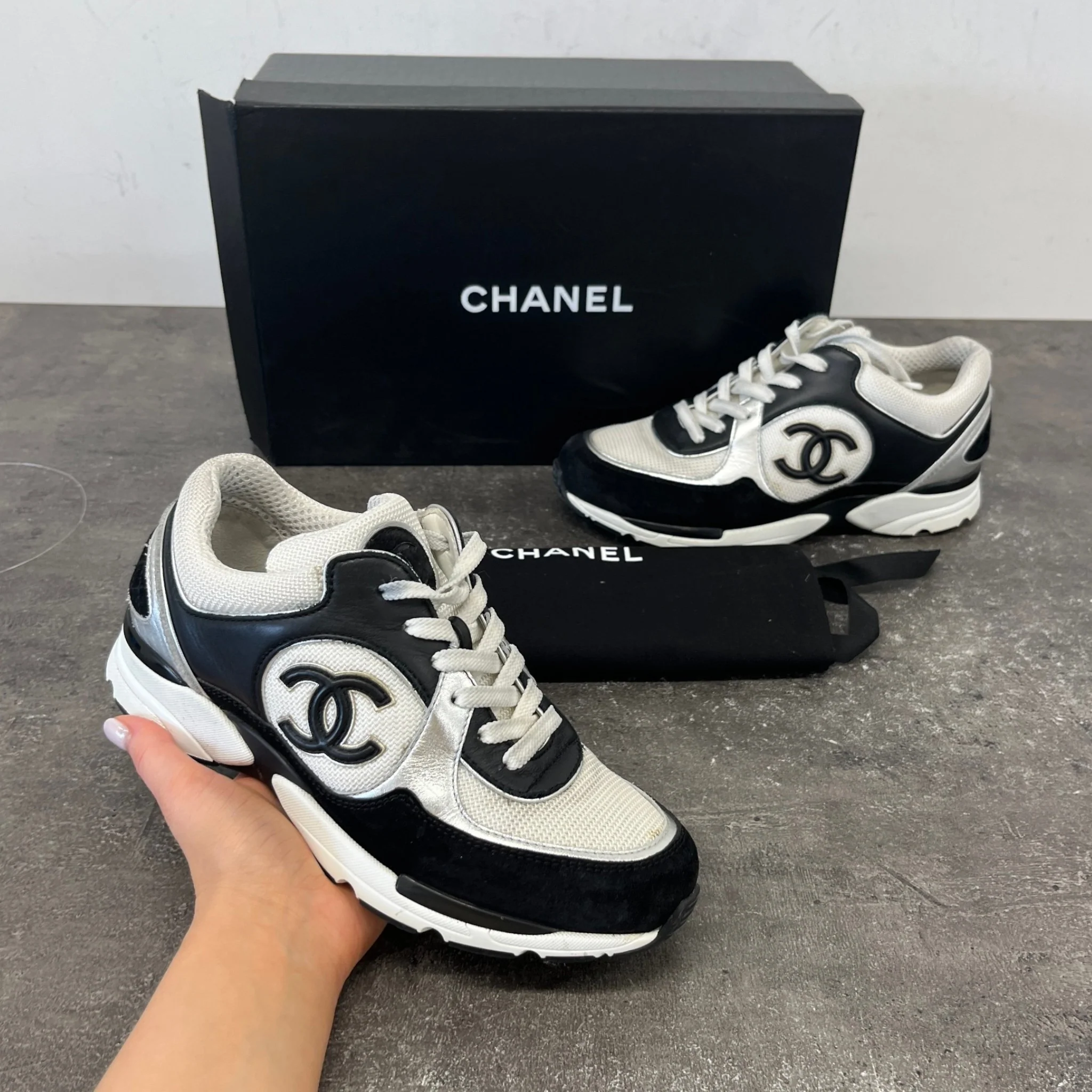 Women's Cc Runner Low Trainers Black Size EU 36.5 / UK 3.5 - Image 12