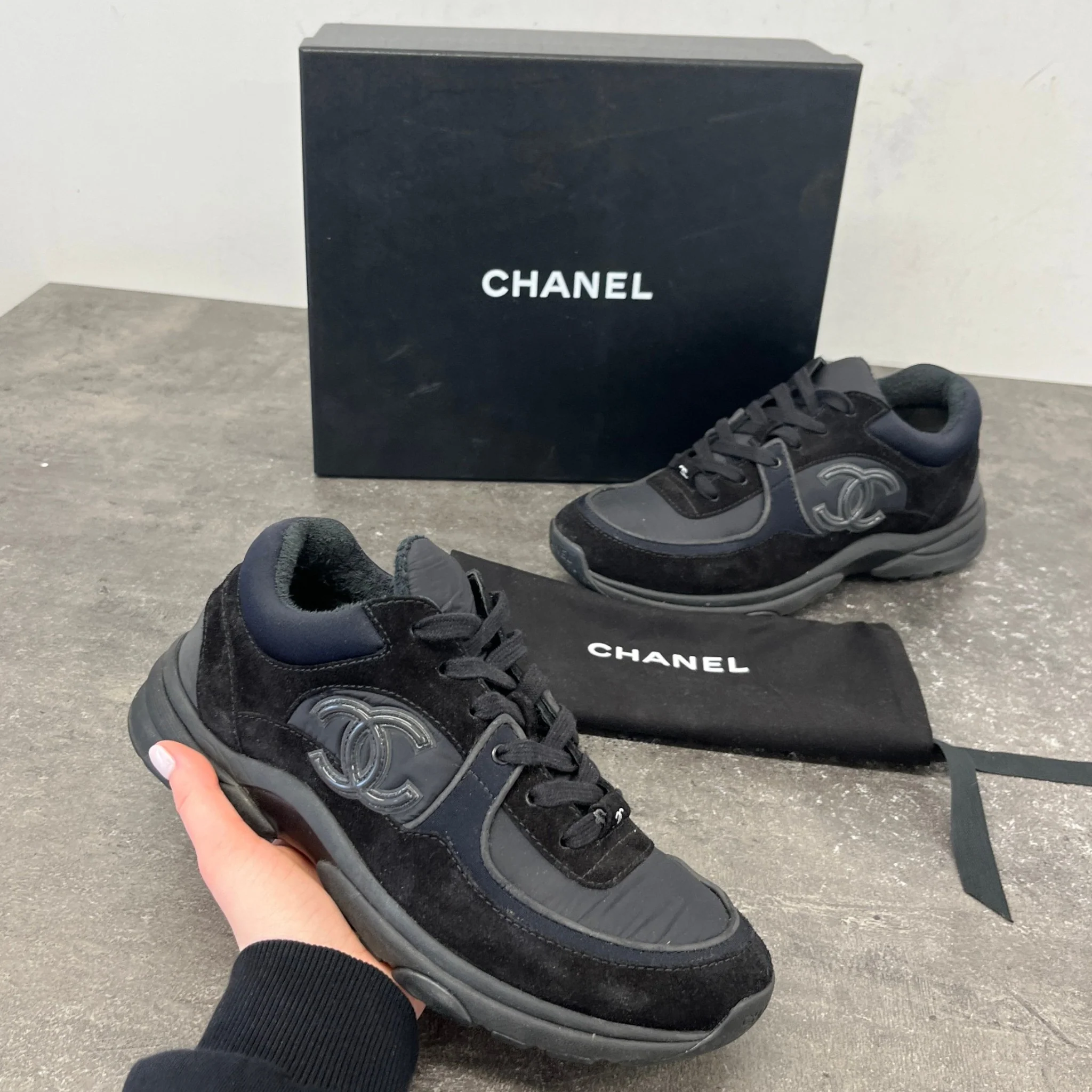 Women's Cc Runner Low Trainers Black Size EU 39 / UK 6 - Image 13