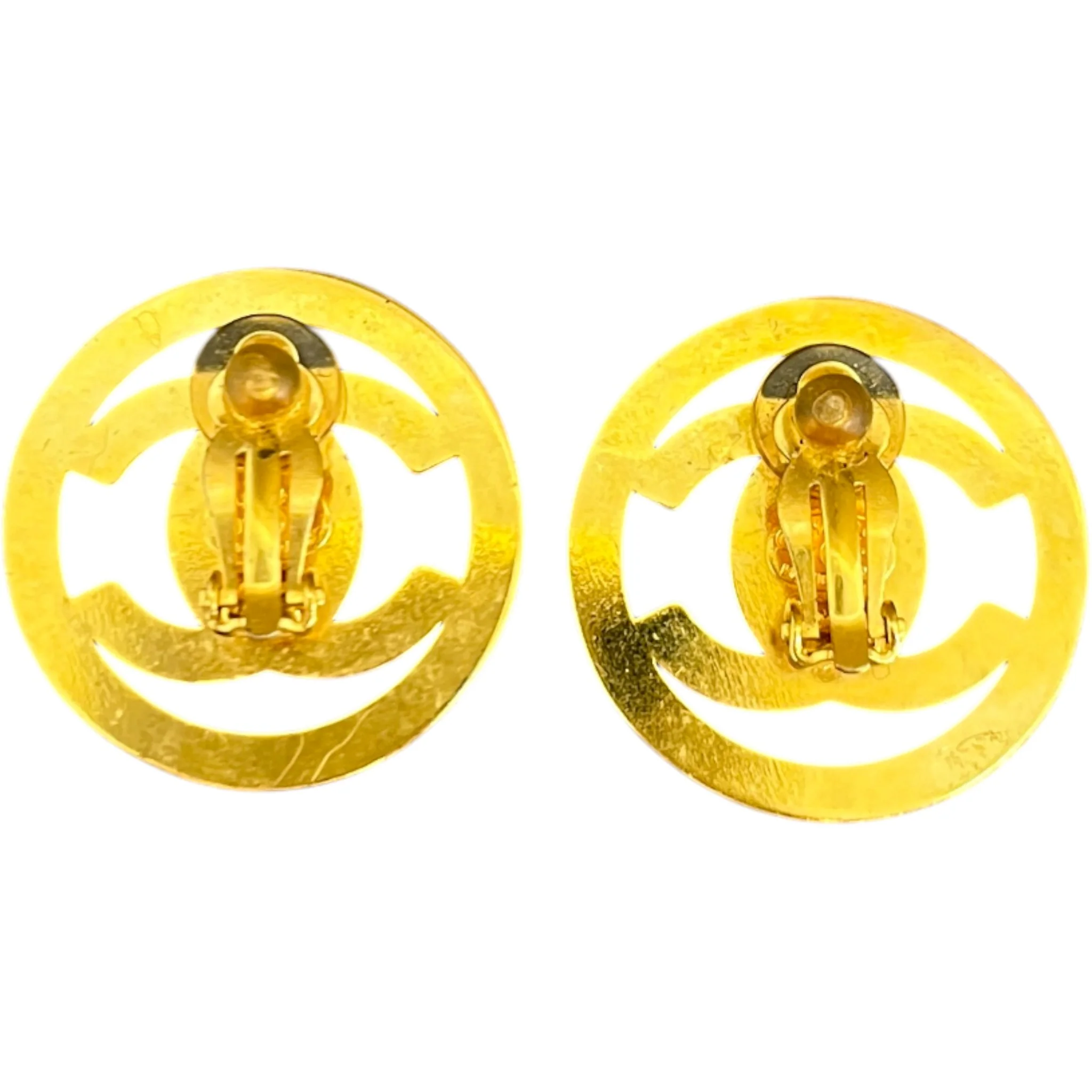 Women's Cc Turnlock Clip-On Earrings Gold - Image 2