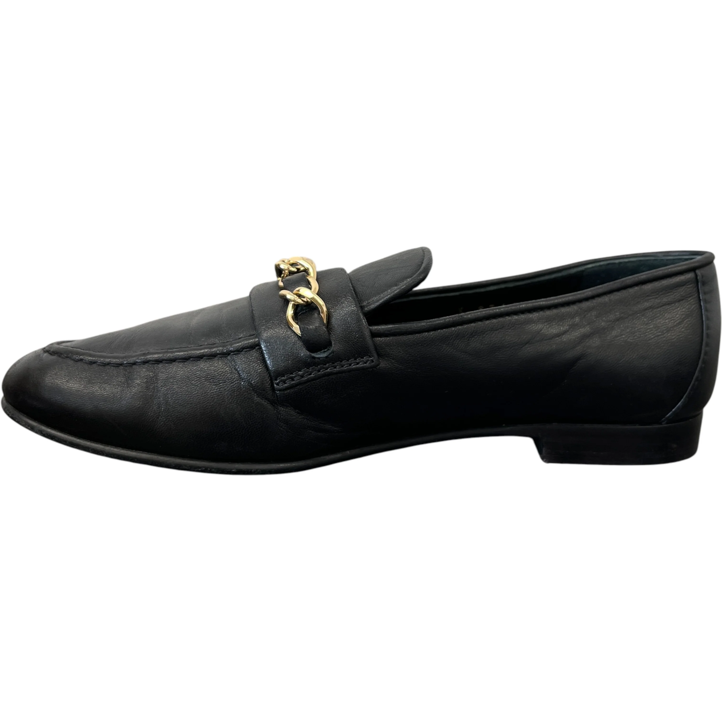 Women's Chain Cc Logo Charm Loafers Black Size EU 36.5 / UK 3.5 - Image 2