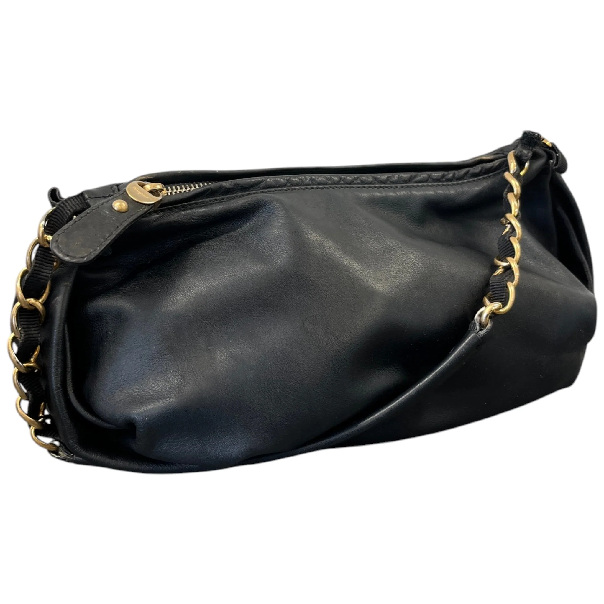 Women's Chain Strap Handbag Black - Image 4
