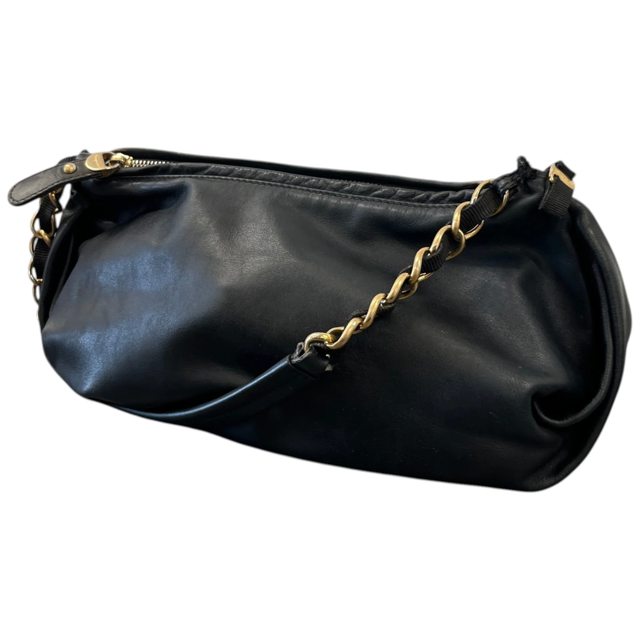 Women's Chain Strap Handbag Black - Image 5