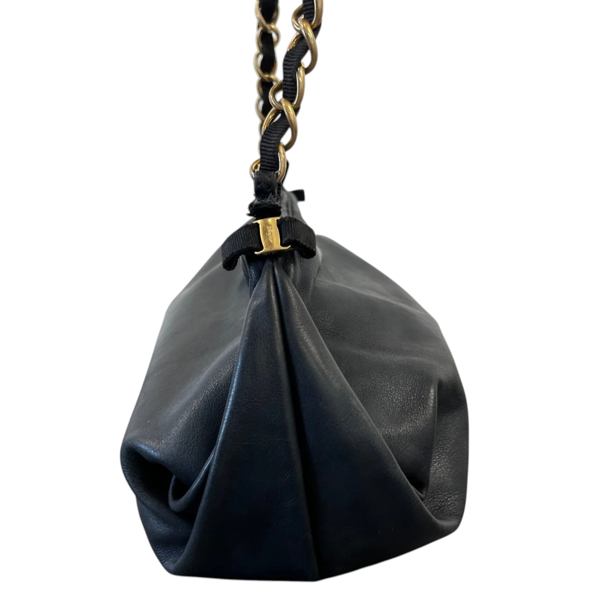 Women's Chain Strap Handbag Black - Image 6