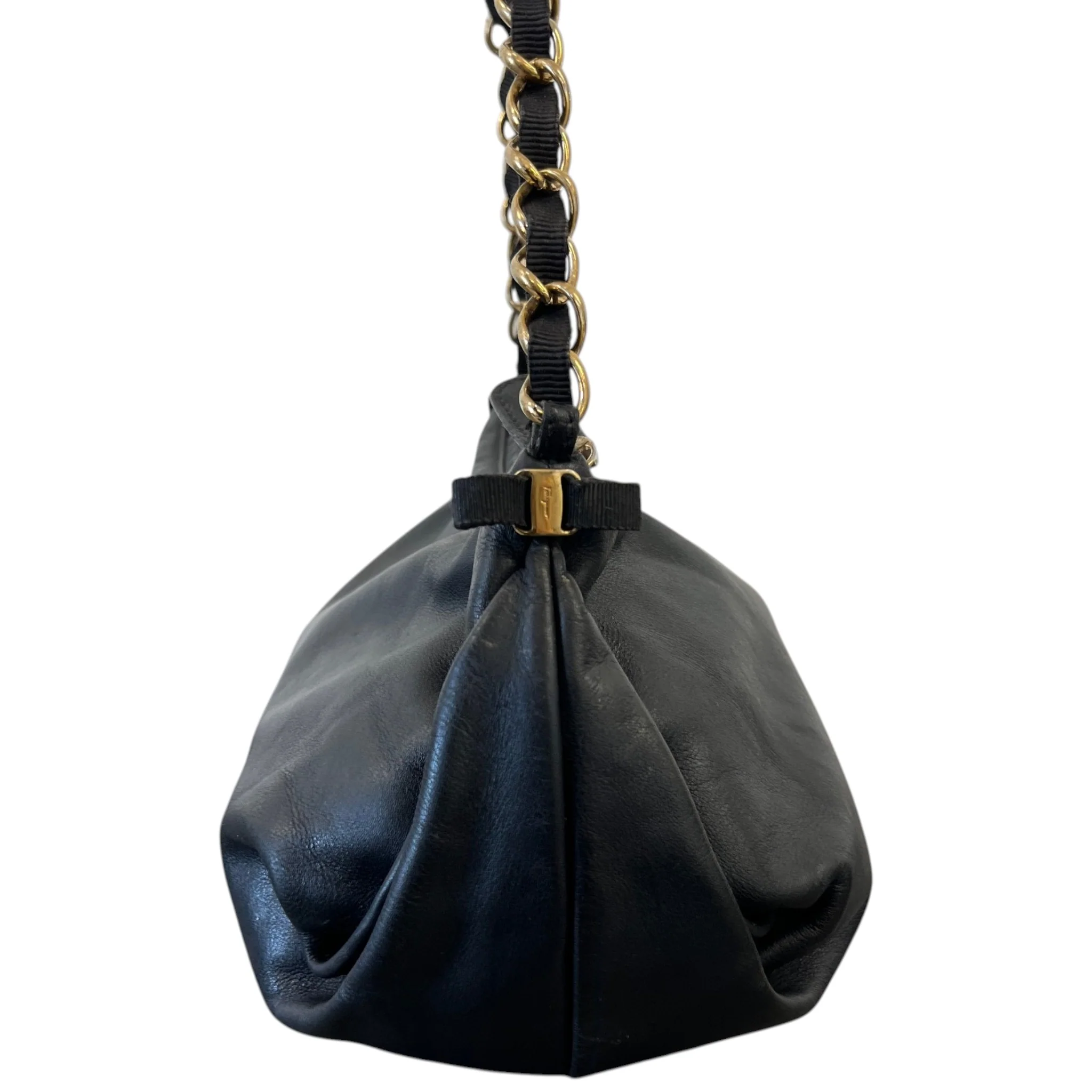 Women's Chain Strap Handbag Black - Image 7