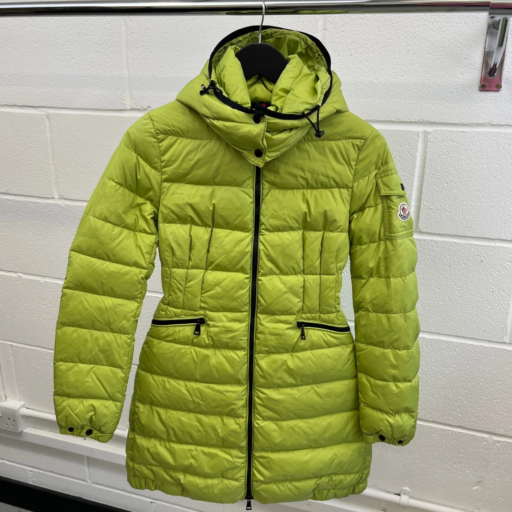 Women's Charpal Down Jacket Green Size 00 / UK 6 - Image 11