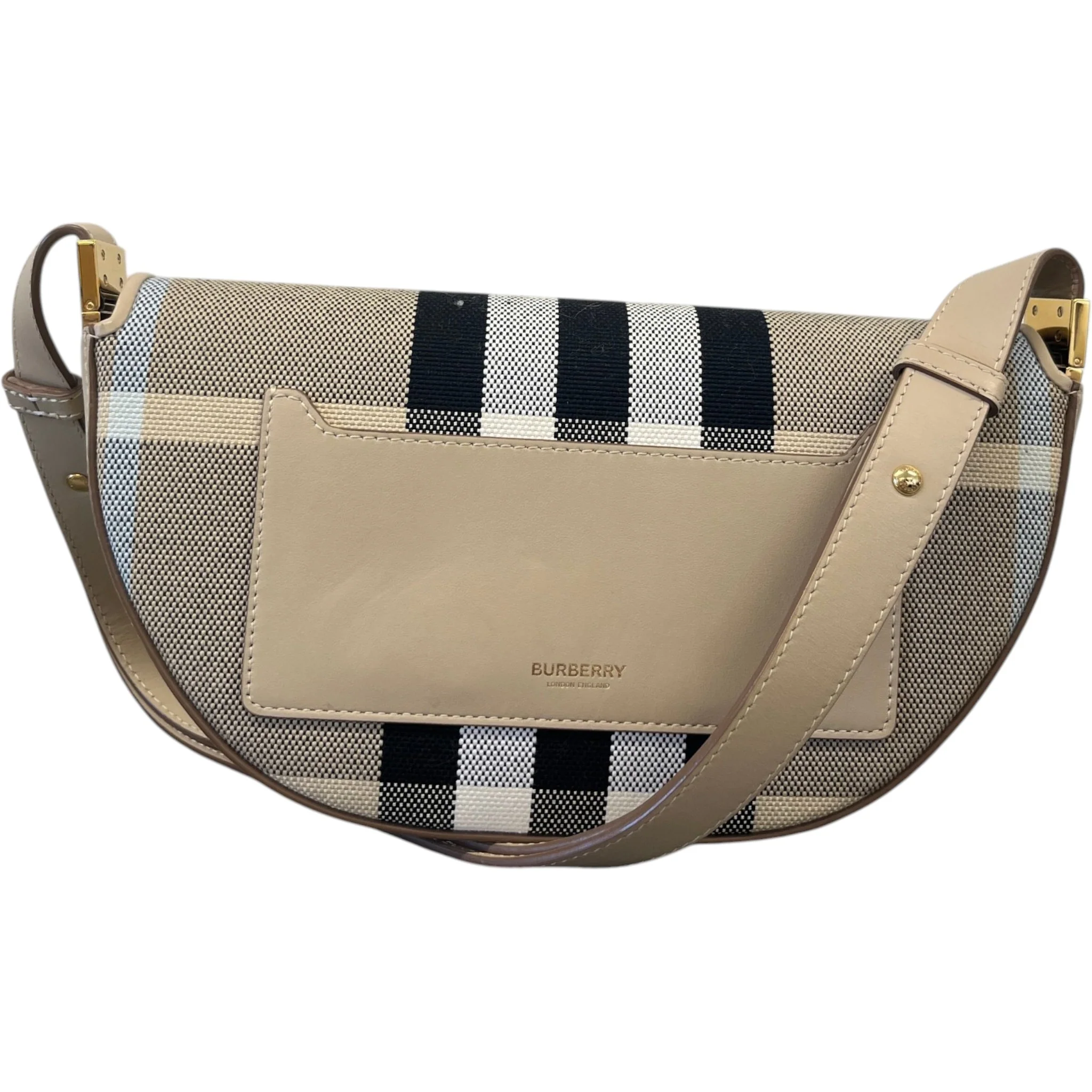 Women's Check Olympia Bag Beige