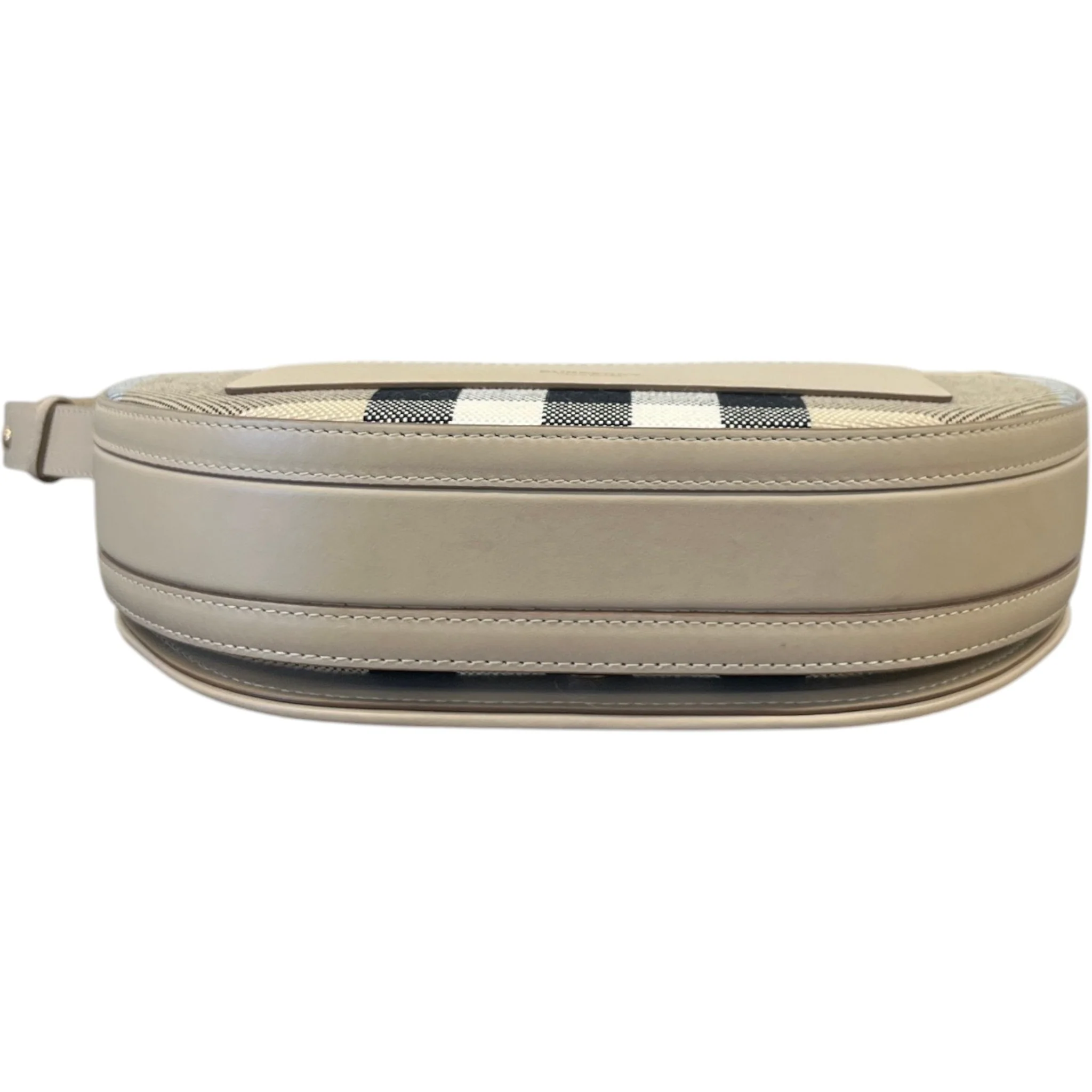 Women's Check Olympia Bag Beige - Image 12